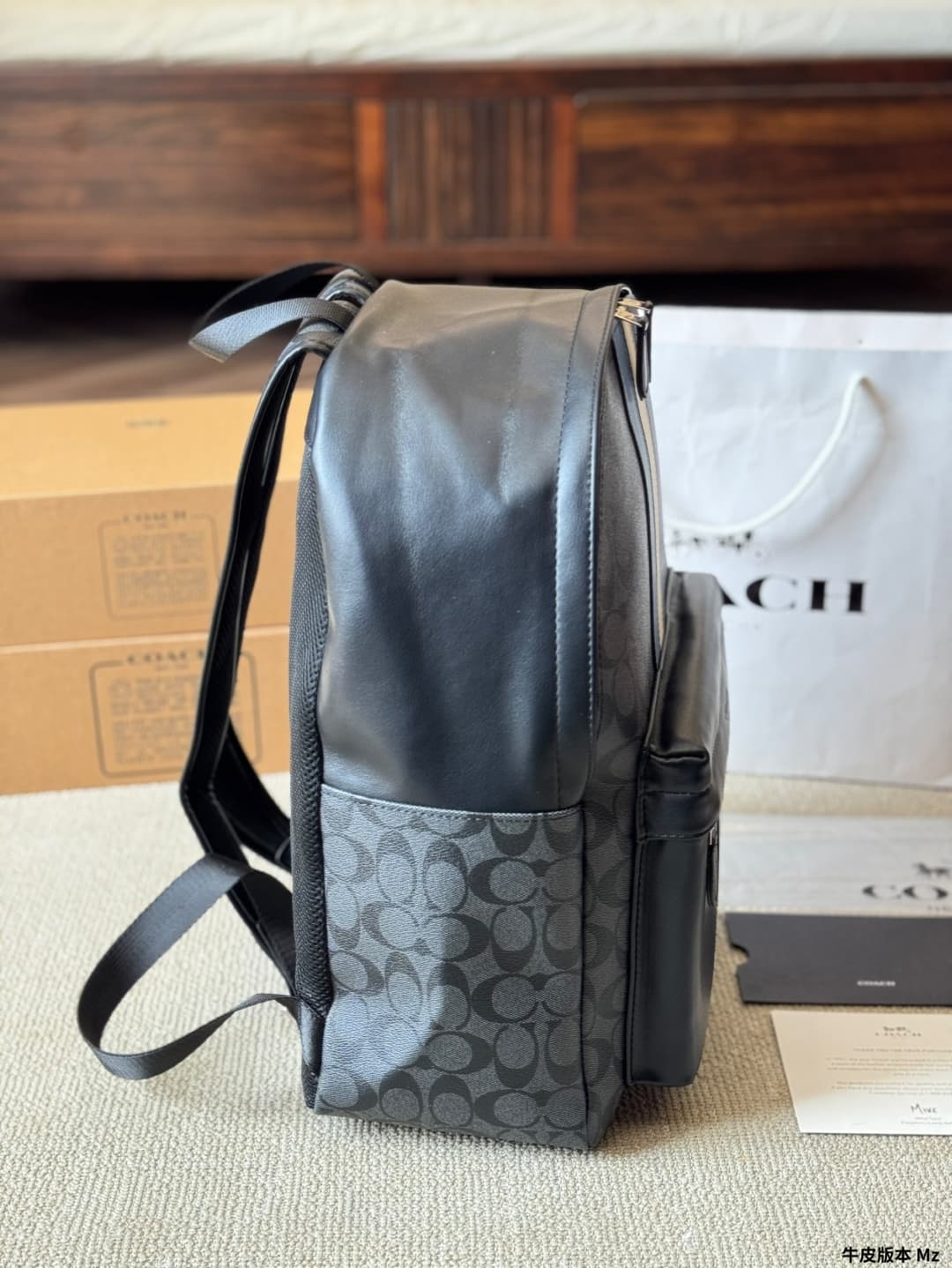 Coach West Backpack In Signature Canvas