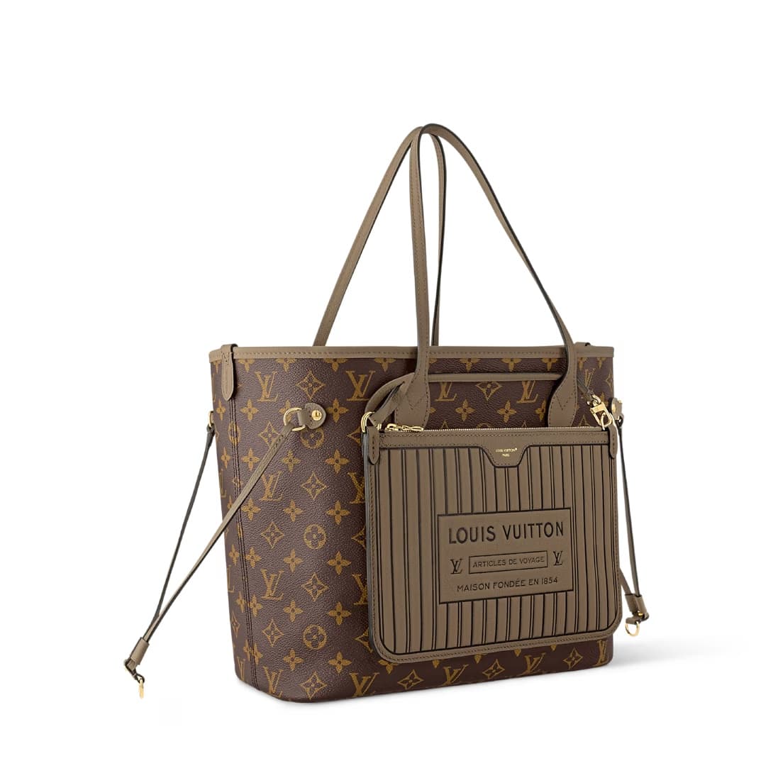 Louis Vuitton Neverfull Inside Out MM Monogram/Smoke Coated canvas M25664 TOP