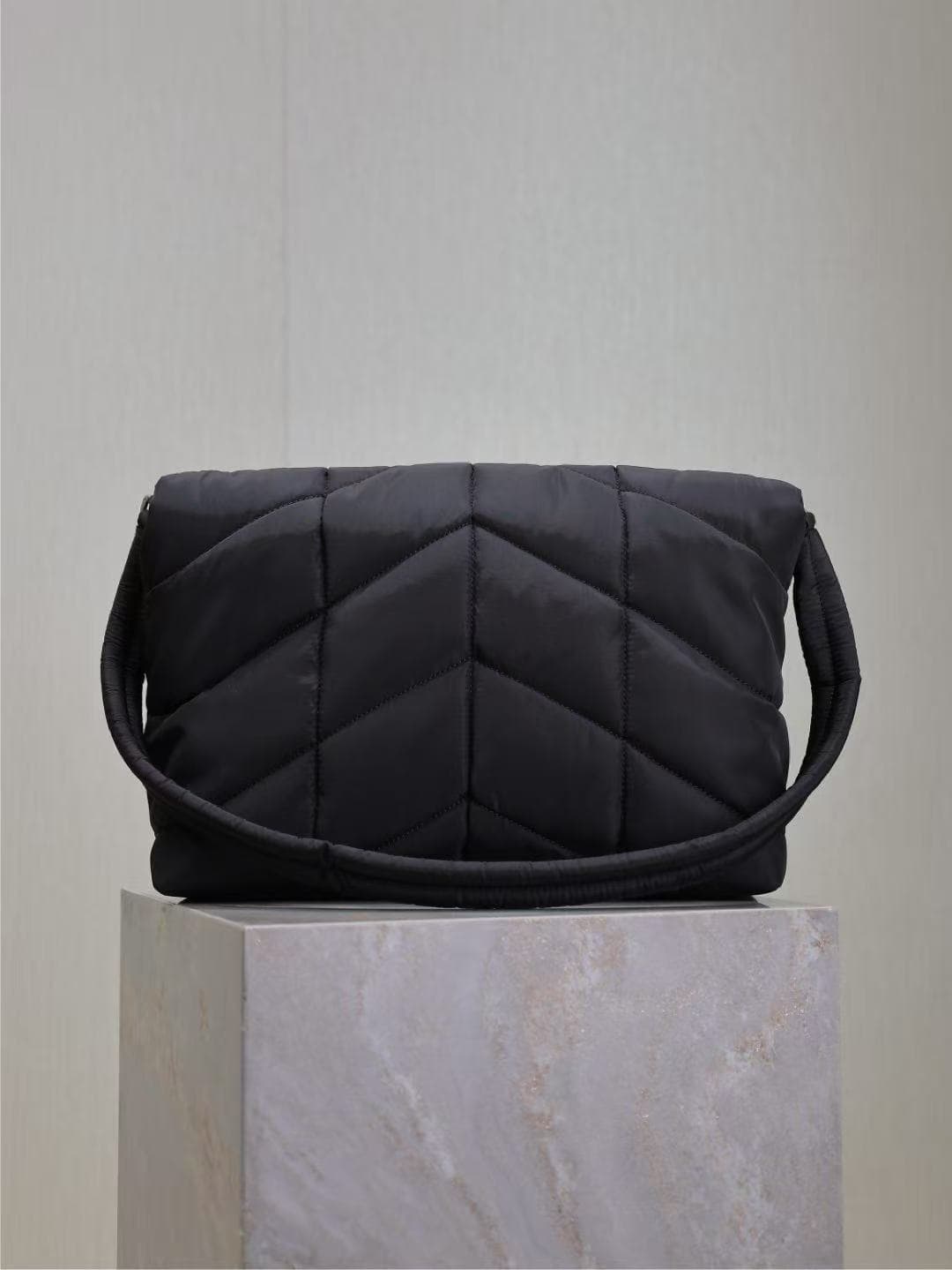 Saint Laurent Puffer Shoulder Bag in Nappa Leather High