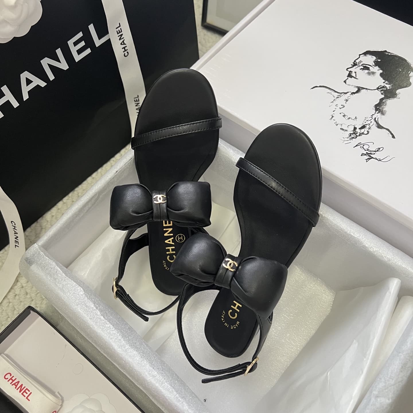 Chanel Sandal Shoes Low Women
