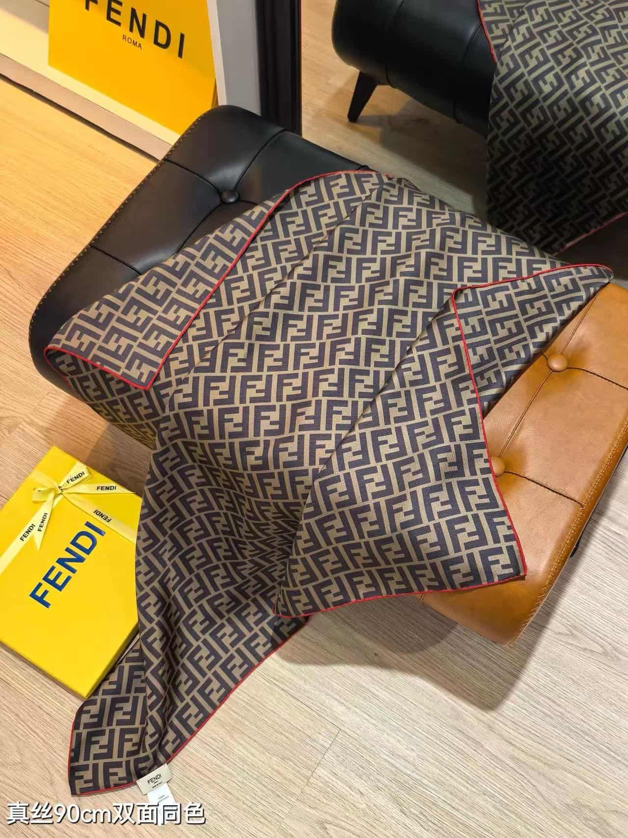 Fendi Roma Silk Scarf