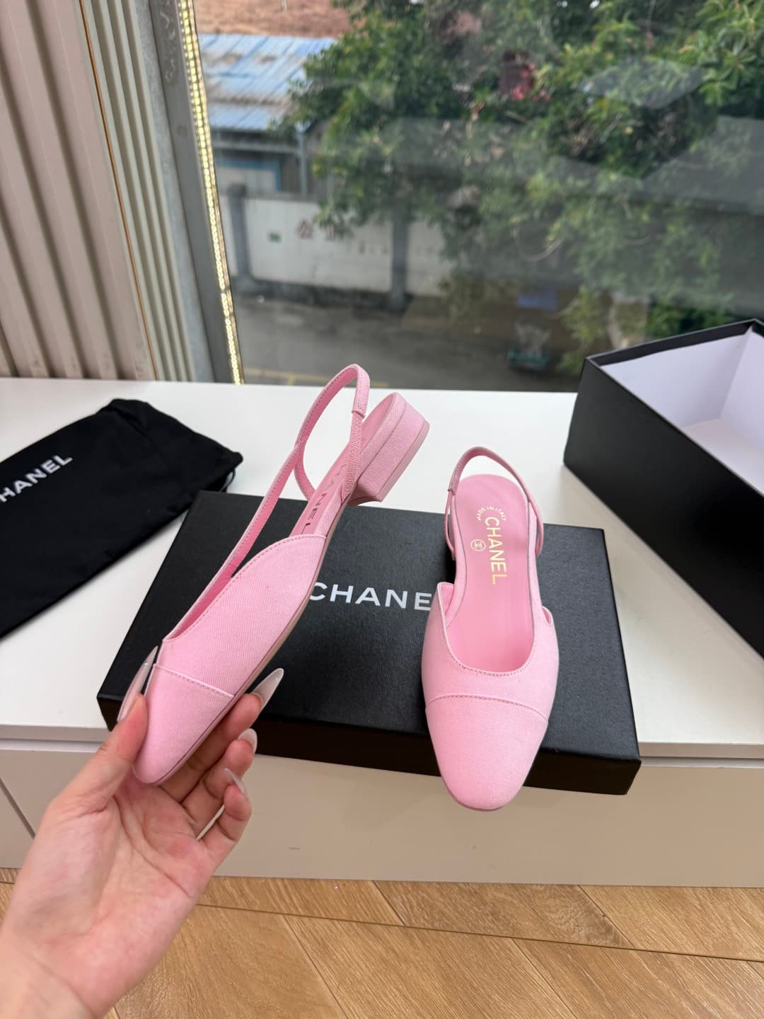 Chanel Slingback Flats Women
