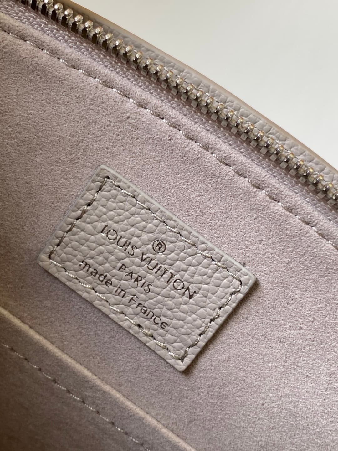 Louis Vuitton Petit Palais Brume Gray Cowhide leather M13803 High