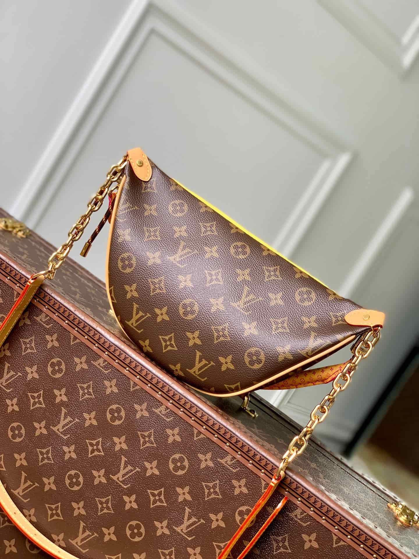 Louis Vuitton Bumbag Monogram Yellow Coated canvas M27237 High