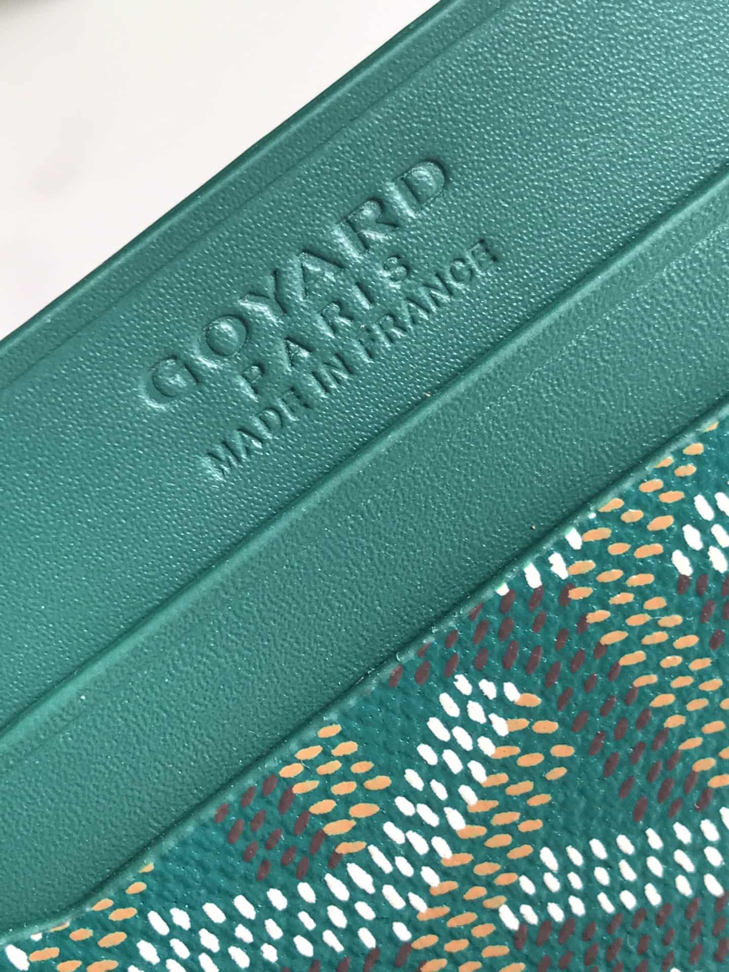 Goyard Saint Sulpice Card Wallet Green High