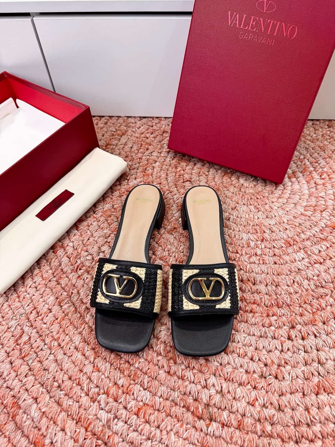 Valentino Garavani VLogo Signature Slide Sandals Women