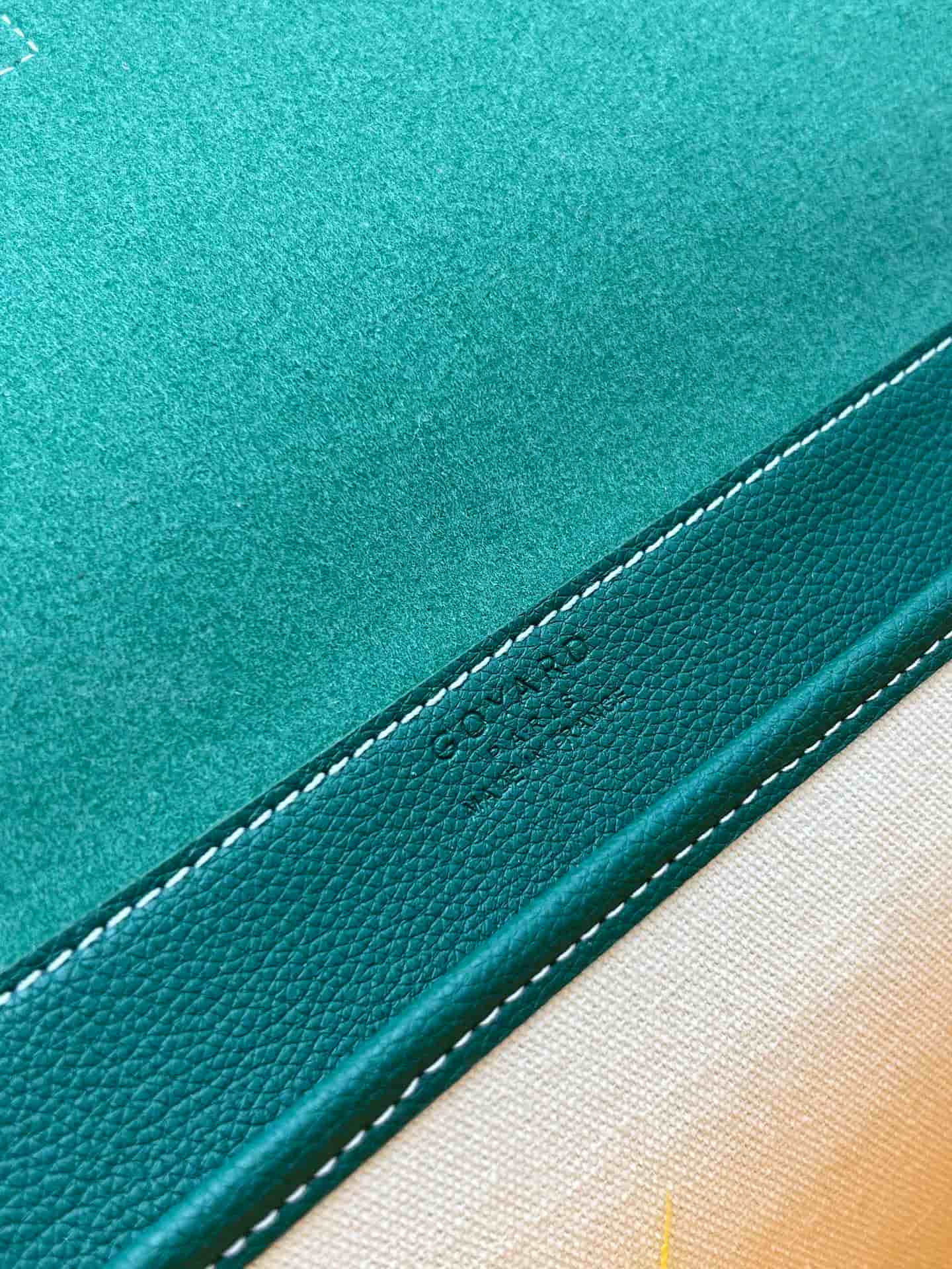 Goyard Coursier Messenger Bag Green Mid