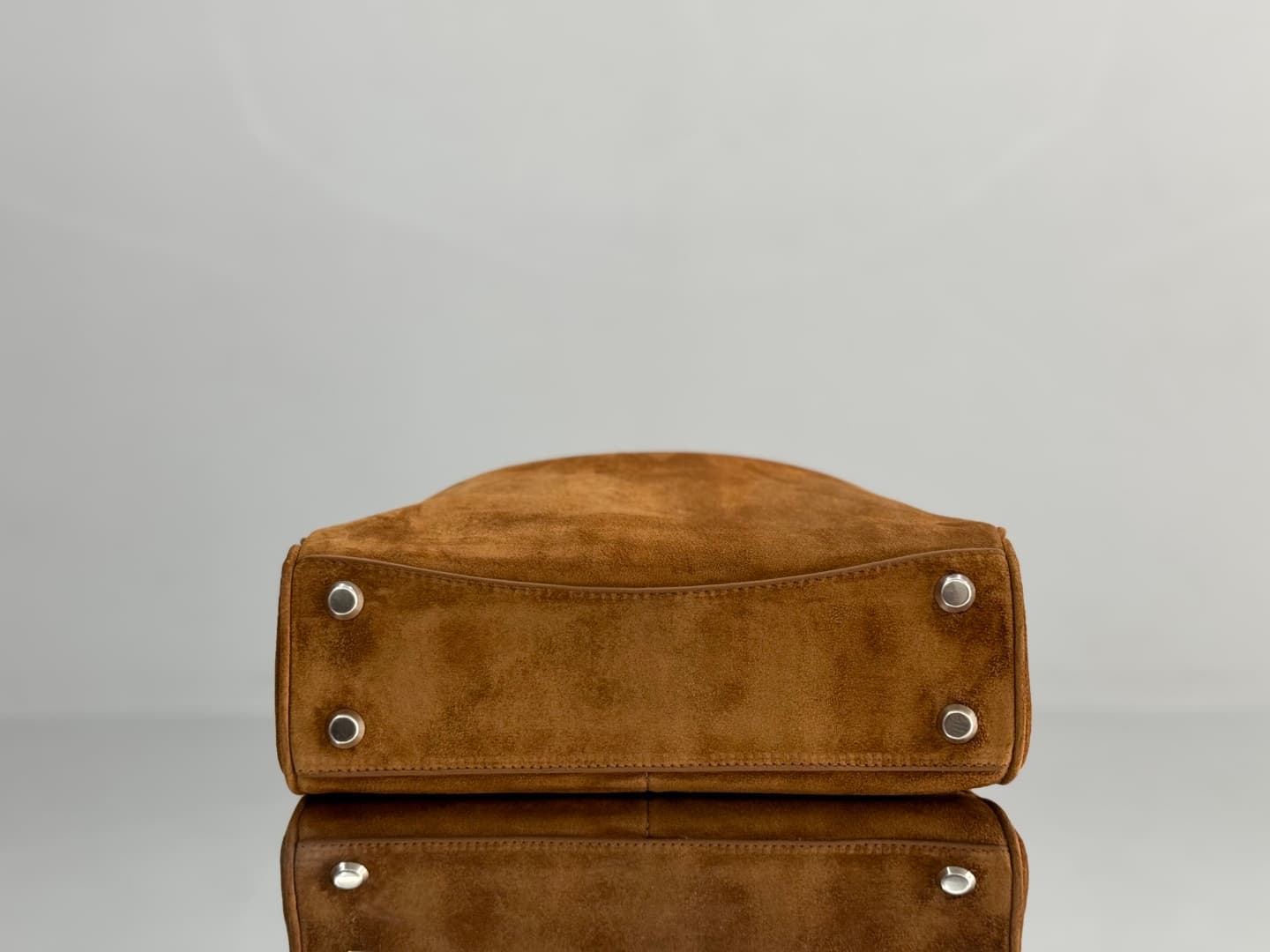 Balenciaga Rodeo Small Bag in Camel Waxed Suede Calfskin With Silver-Tone Metal TOP