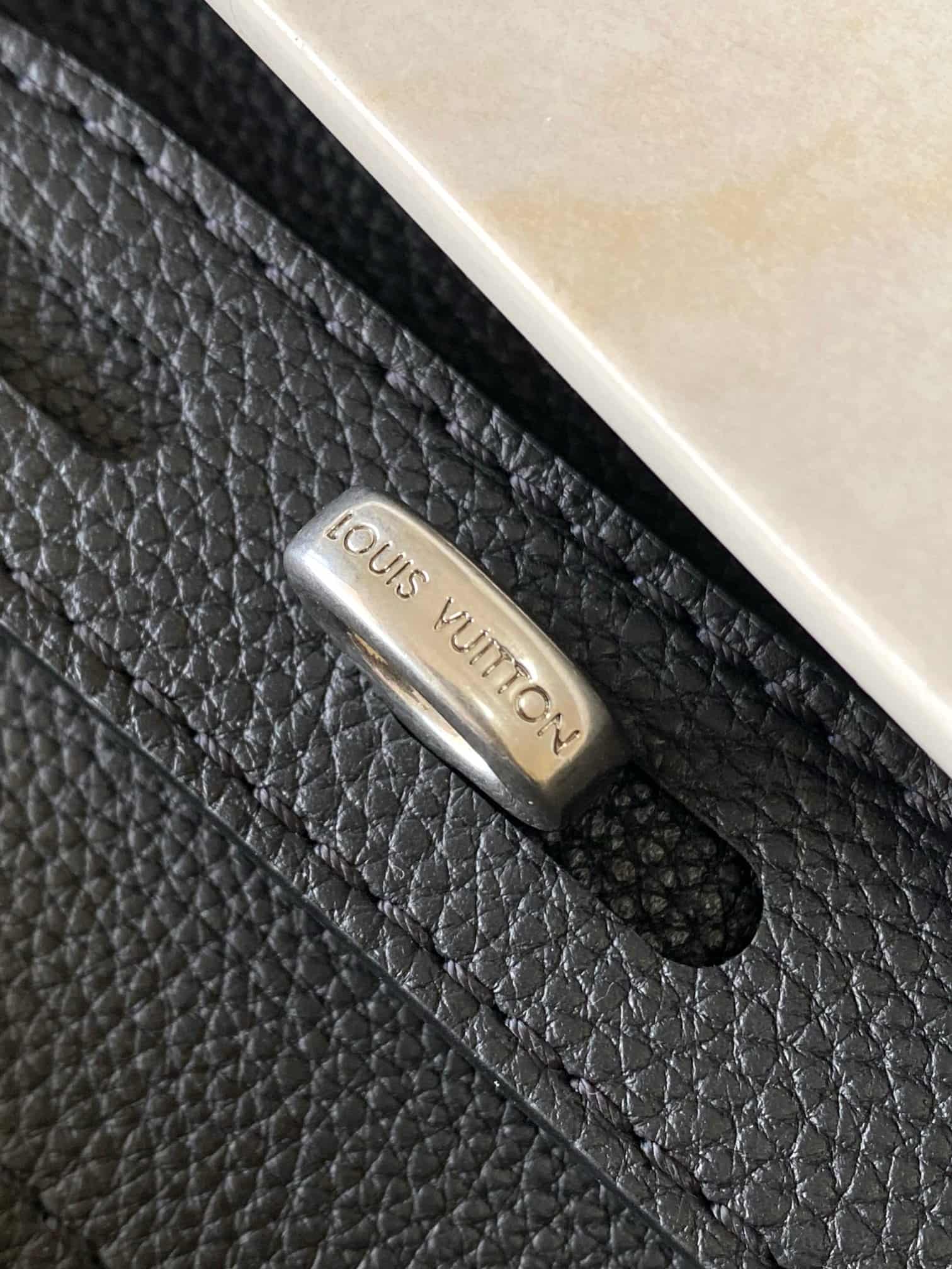 Louis Vuitton Steamer 30 Black LV Touch calfskin leather M27061 TOP