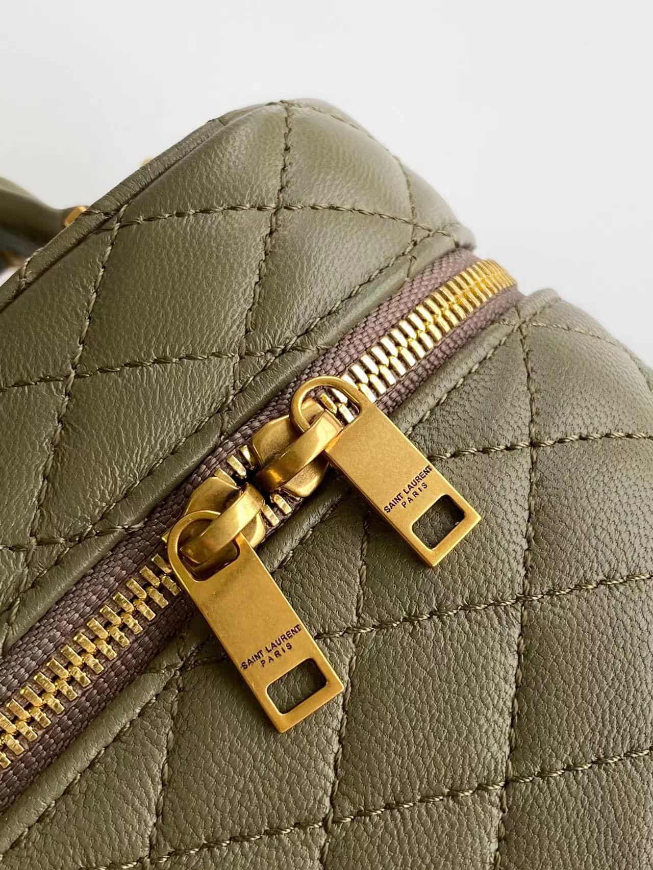 GABY VANITY BAG LAMBSKIN Green High