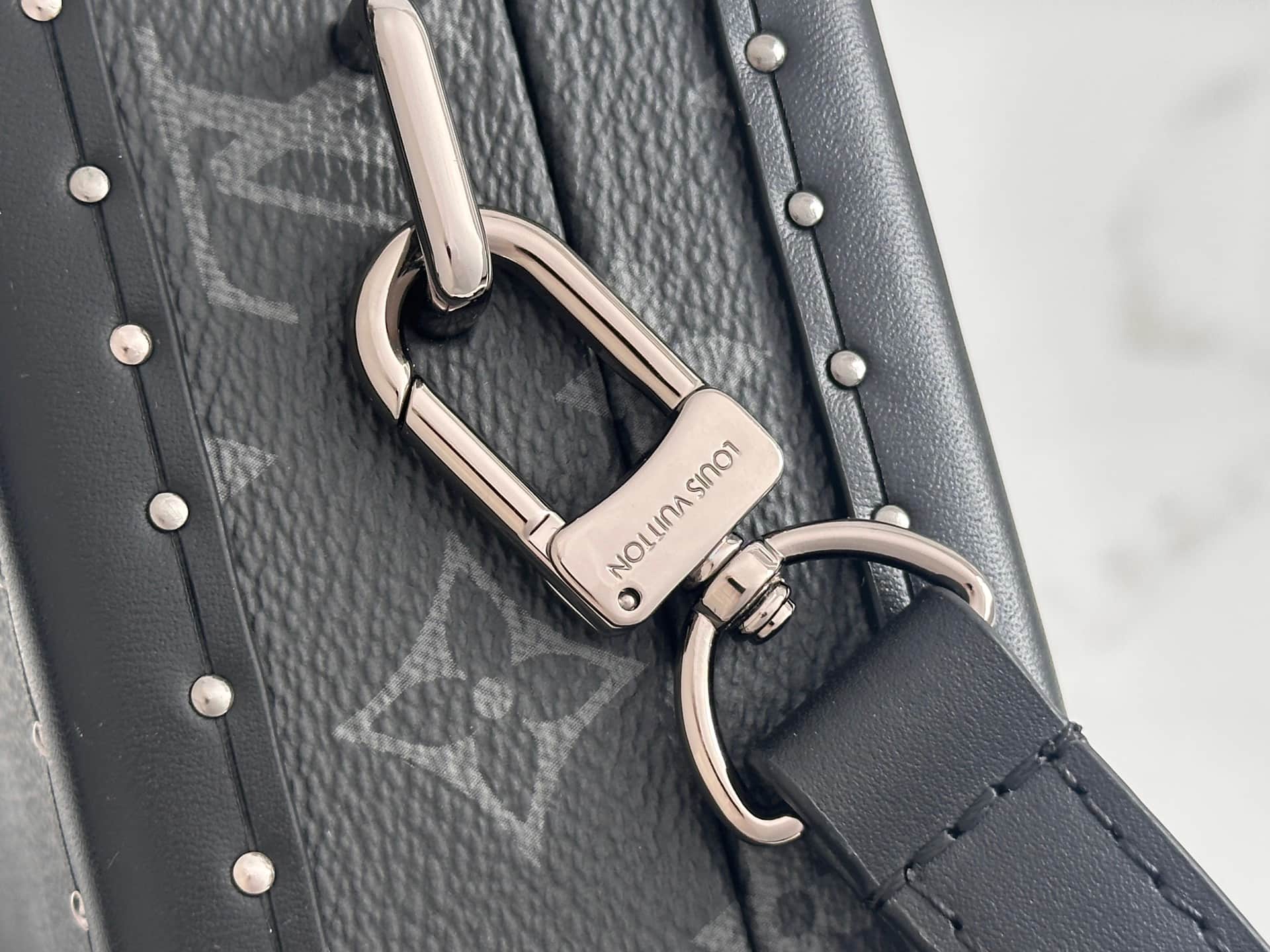 Louis Vuitton Clutch Box Monogram Eclipse coated canvas M20251 High