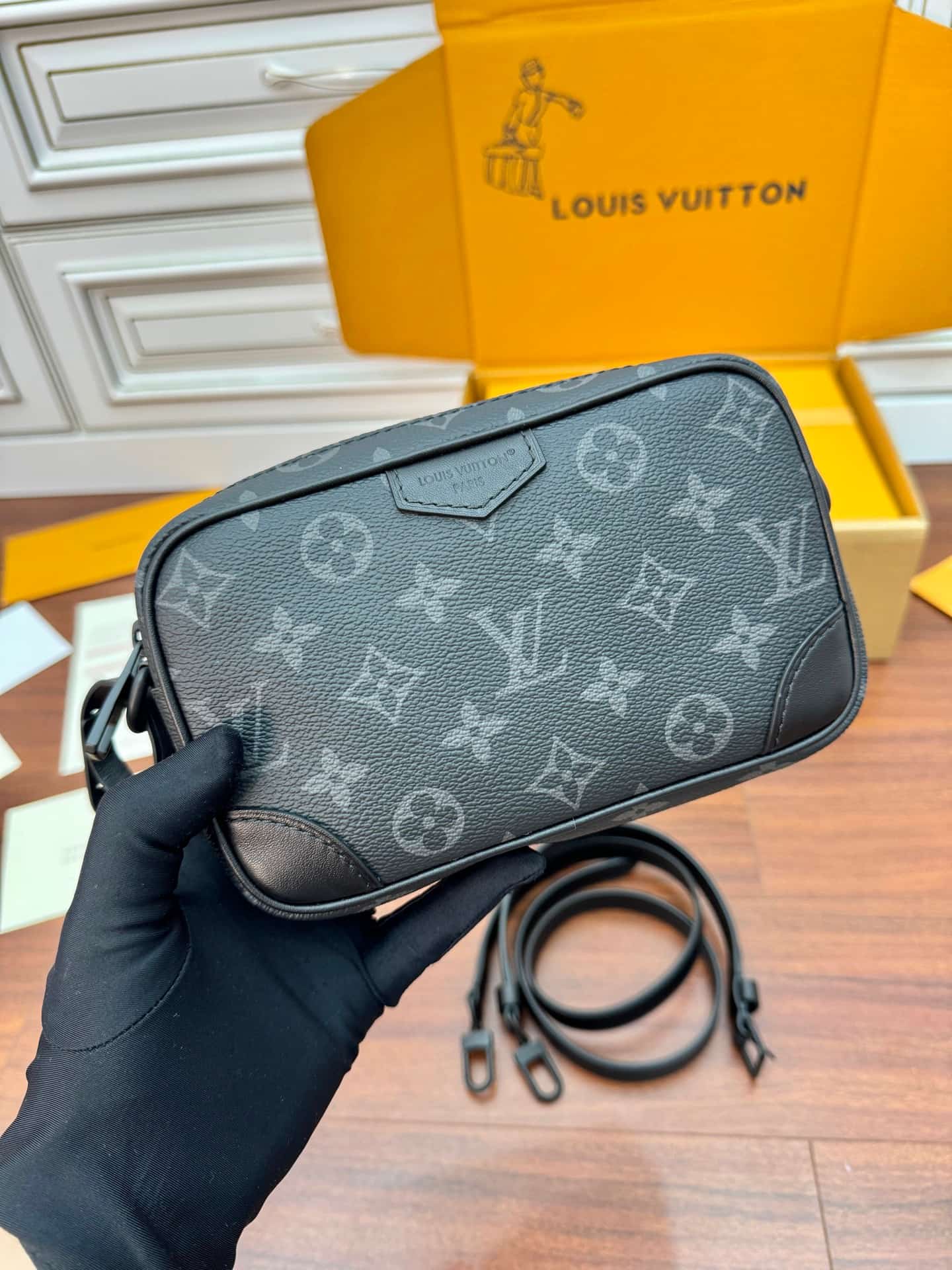 Louis Vuitton Trocadéro Wearable Wallet Monogram Eclipse coated canvas M14253 TOP