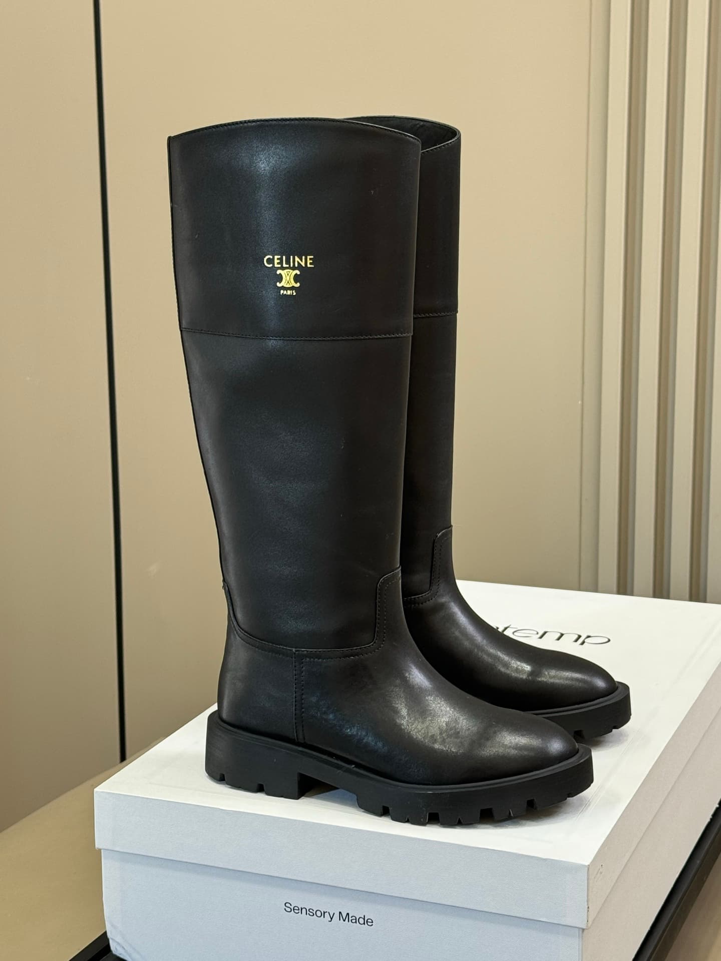 Celine MARGARET HIGH BOOT IN Calfskin Women