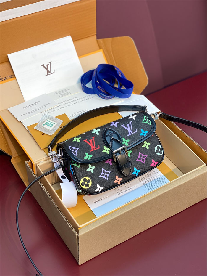 Louis Vuitton Nano DIANE Bag x Murakami M14194 Black High