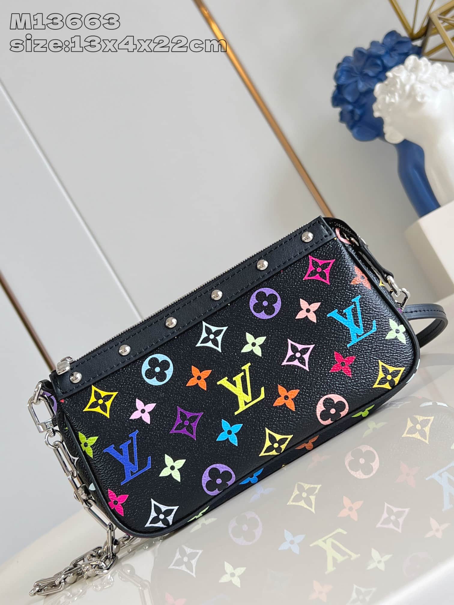 Louis Vuitton x Murakami Pochette Accessoires Monogram coated canvas M13663 High