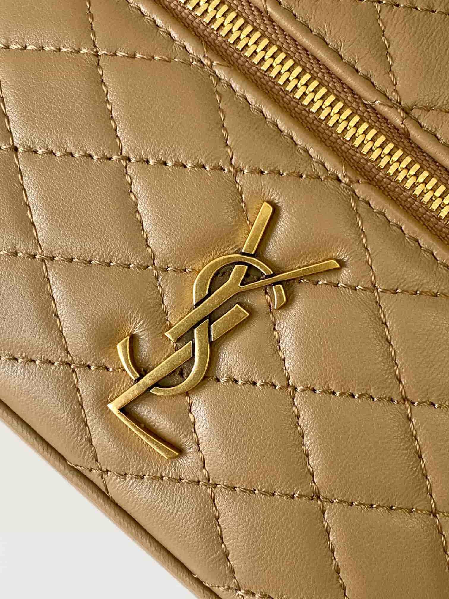 GABY VANITY BAG LAMBSKIN Beige High