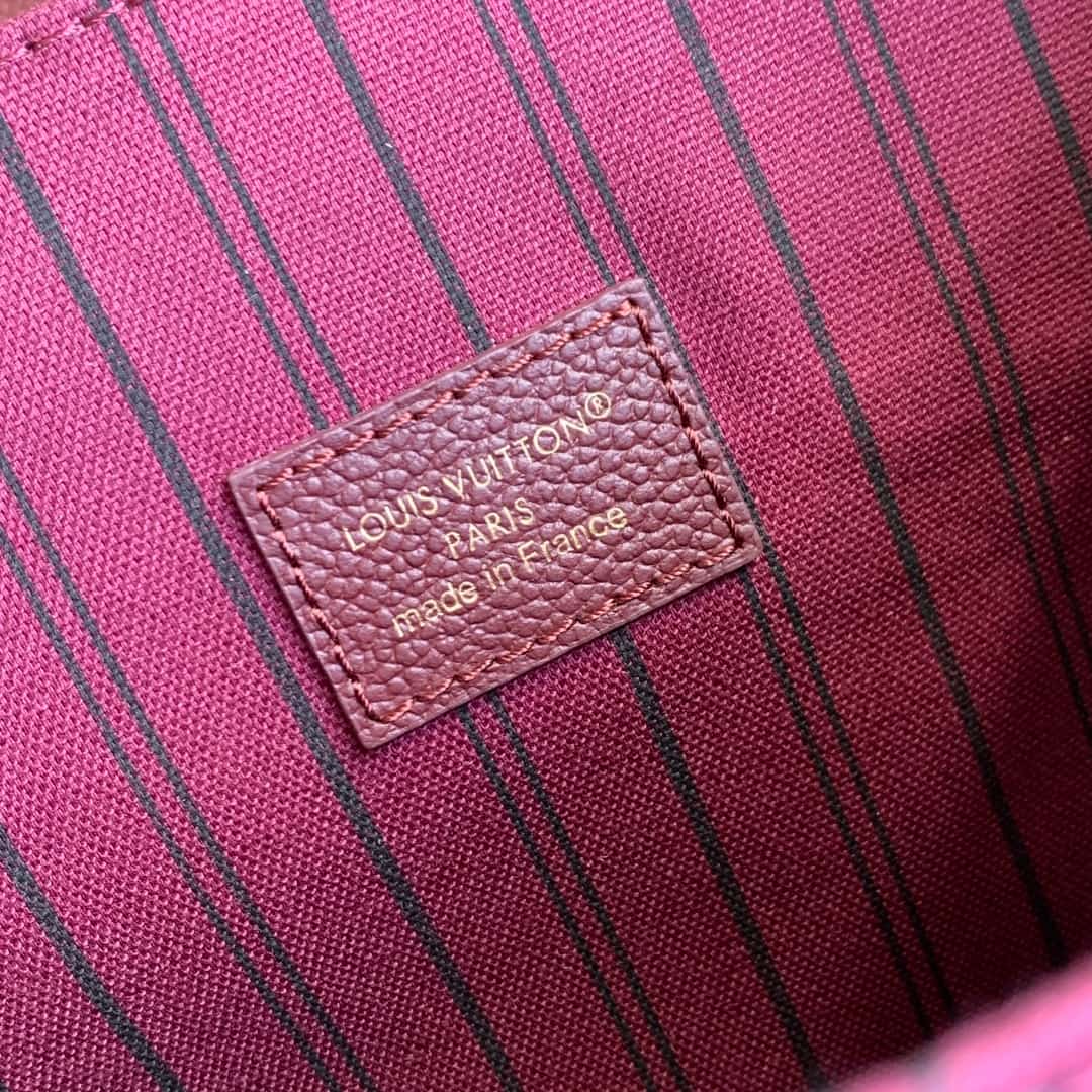 Louis Vuitton POCHETTE METIS Bag Monogram Empreinte M41487 Wine Red High