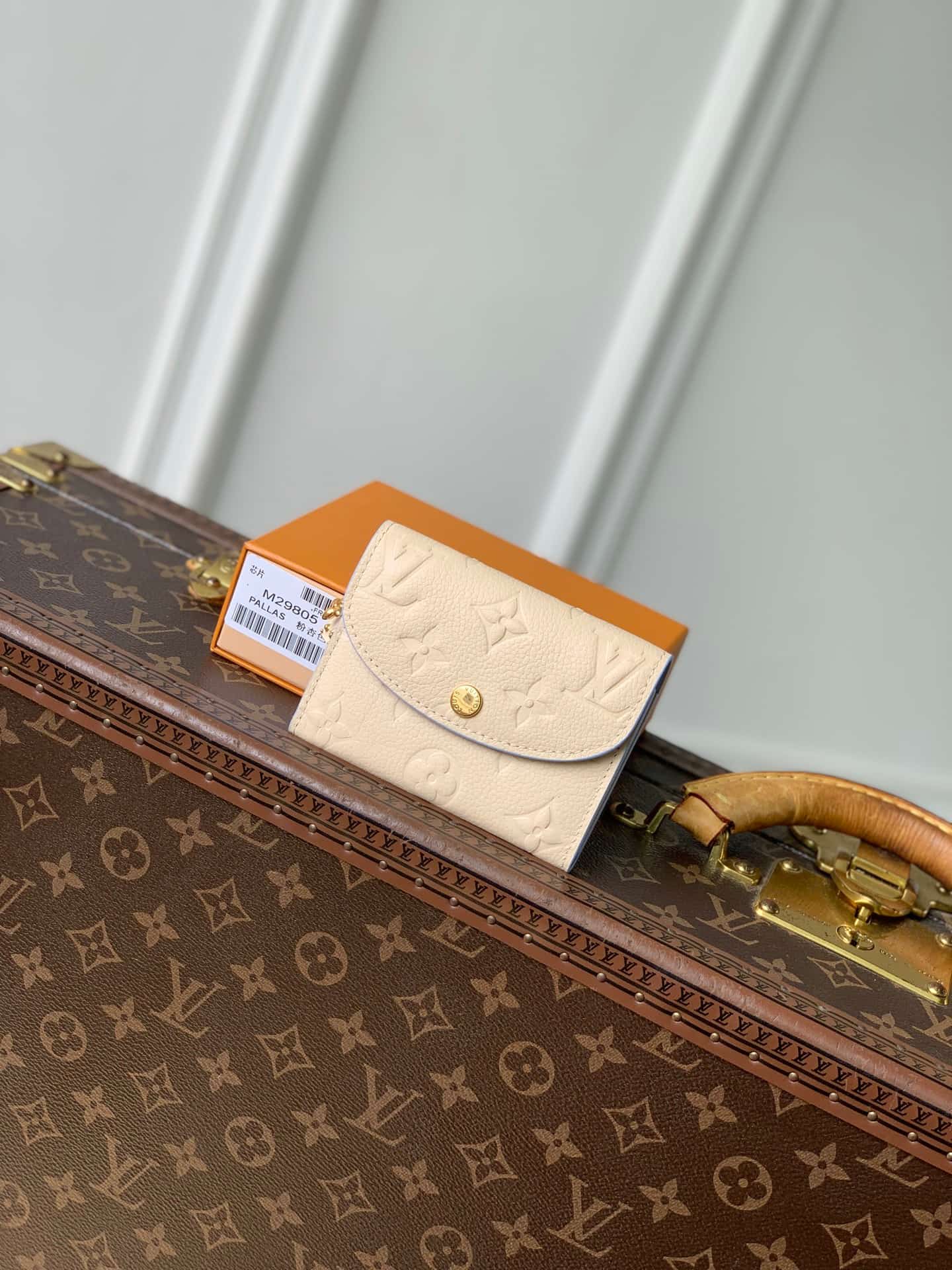 Louis Vuitton Rosalie Coin Purse Poplar/Blue Iris Cowhide leather M29797 High