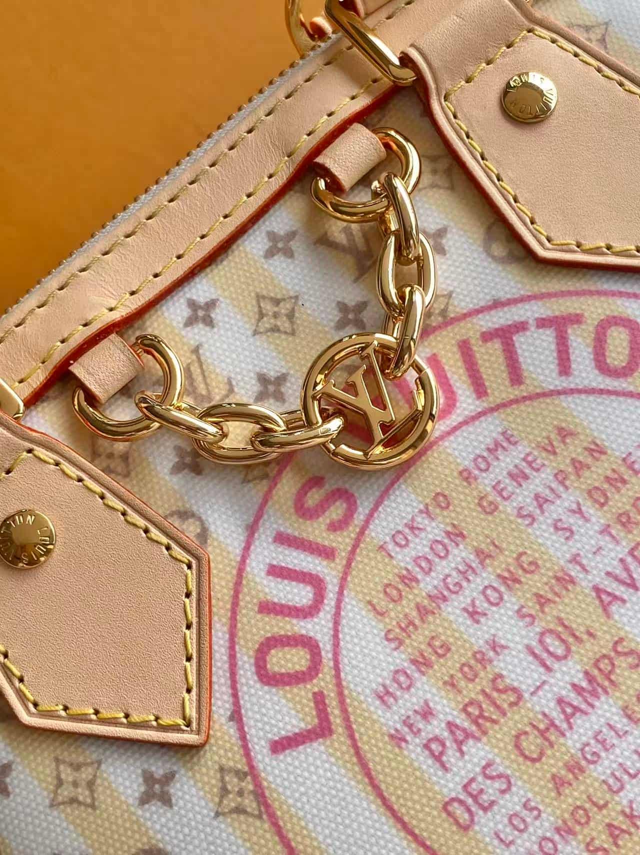 Louis Vuitton Alma BB Banana Coated canvas M28672 High