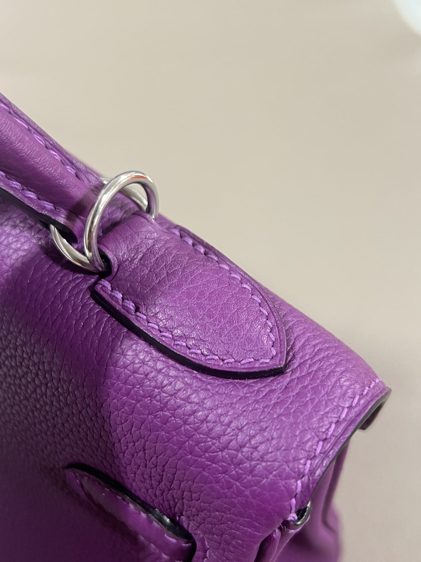 Hermes Kelly 25/28/32cm Retourne Bag Togo Leather In Anemone WAX High