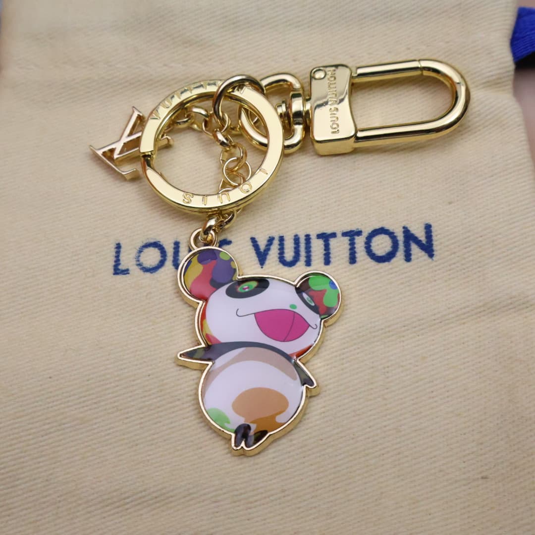LV x Murakami Superflat Panda Key Holder M02467