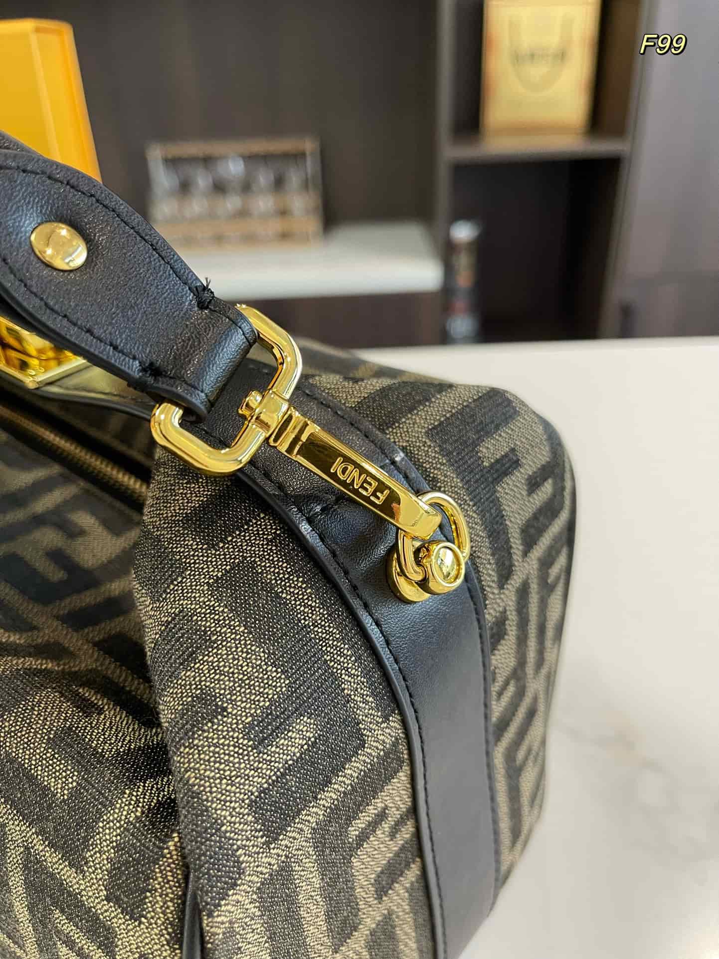 Fendi Zucca Small Shoulder Bag