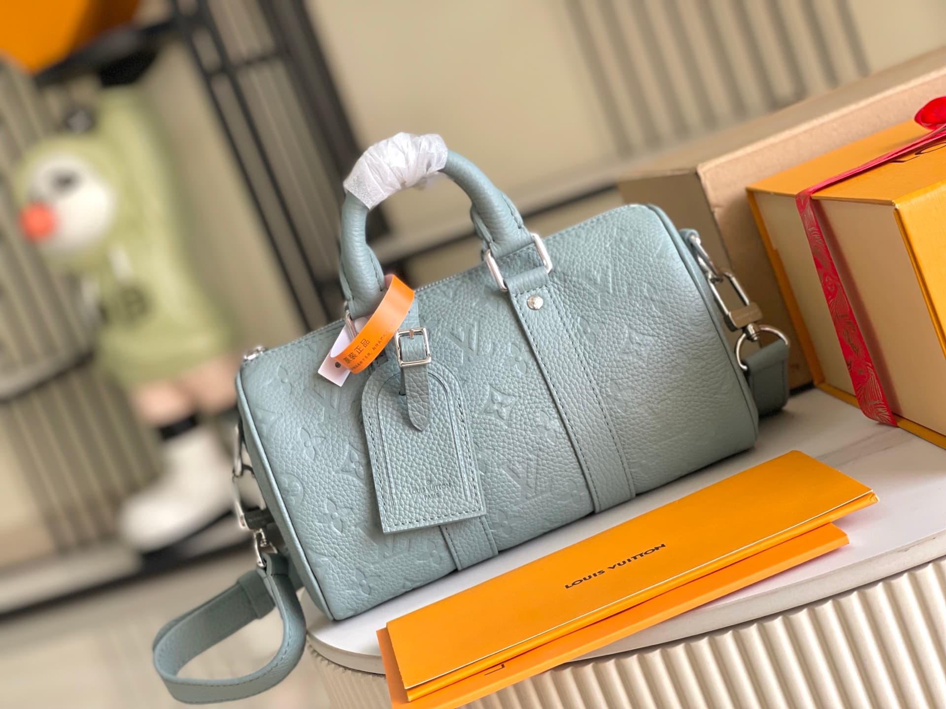 Louis Vuitton Keepall Bandoulière 25 Misty Lake Green M13866 TOP
