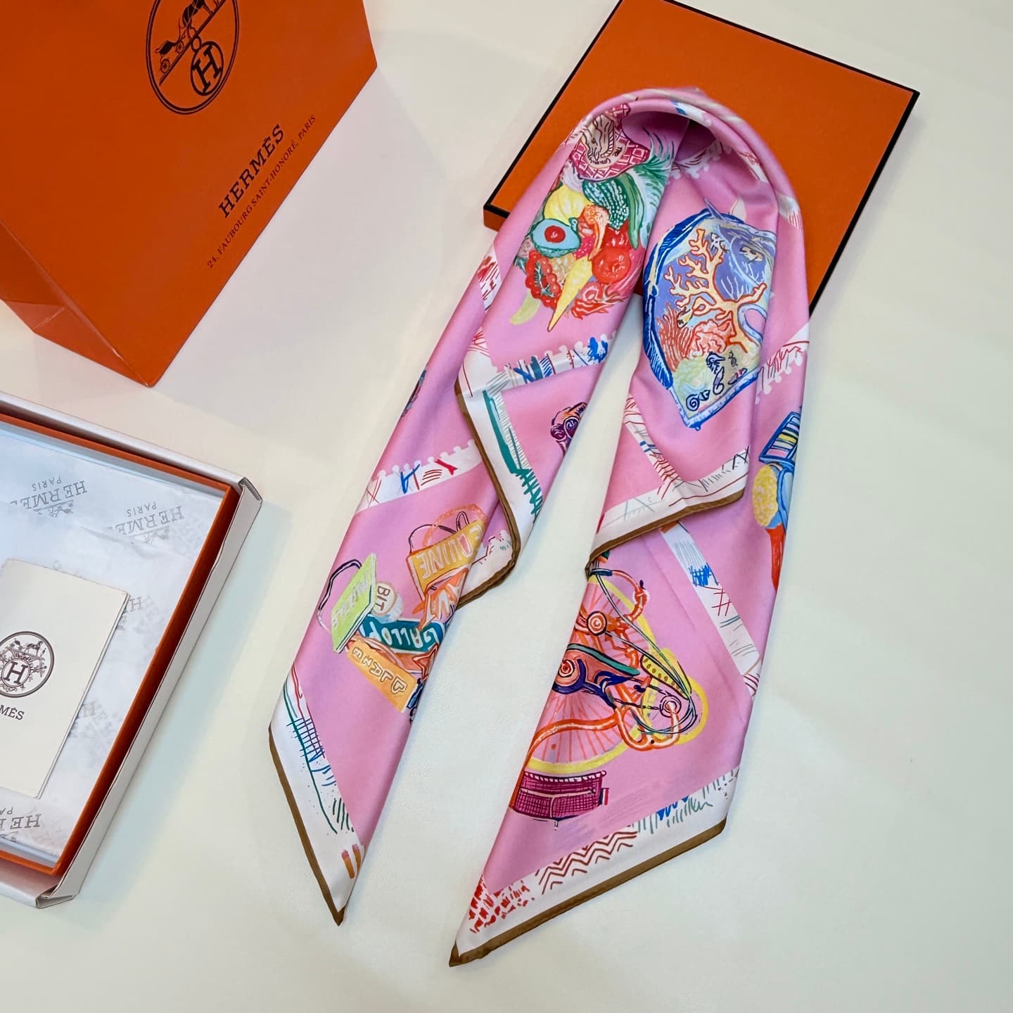 Hermes Chevaloscope Scarf 90