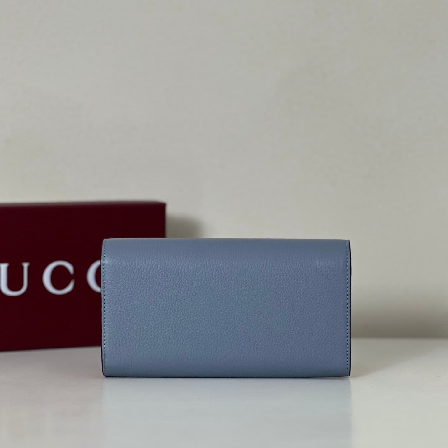 Gucci Softbit continental wallet ‎828147 Blue High