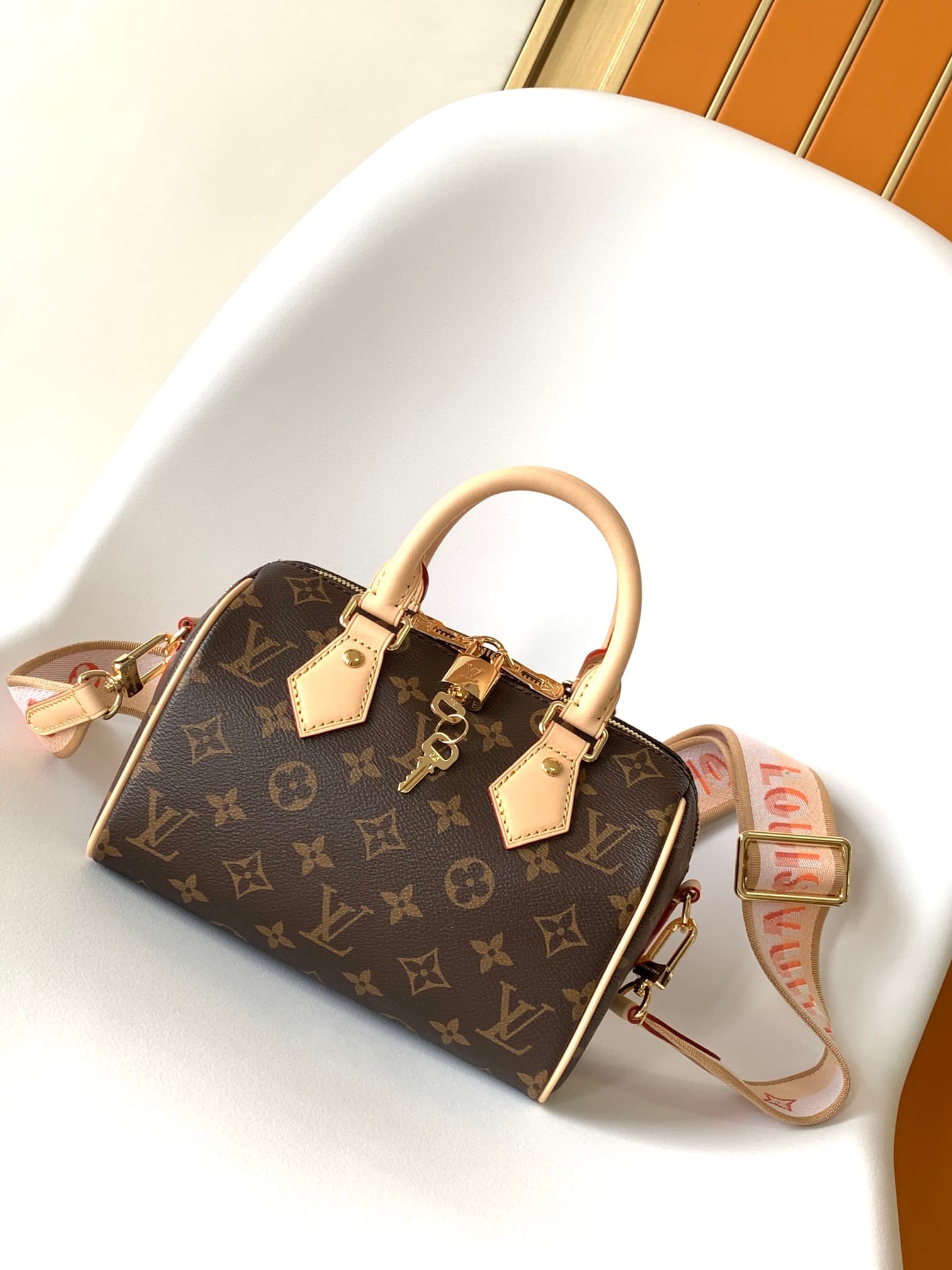 Louis Vuitton SPEEDY BANDOULIÈRE 20 Monogram coated canvas M46594 High