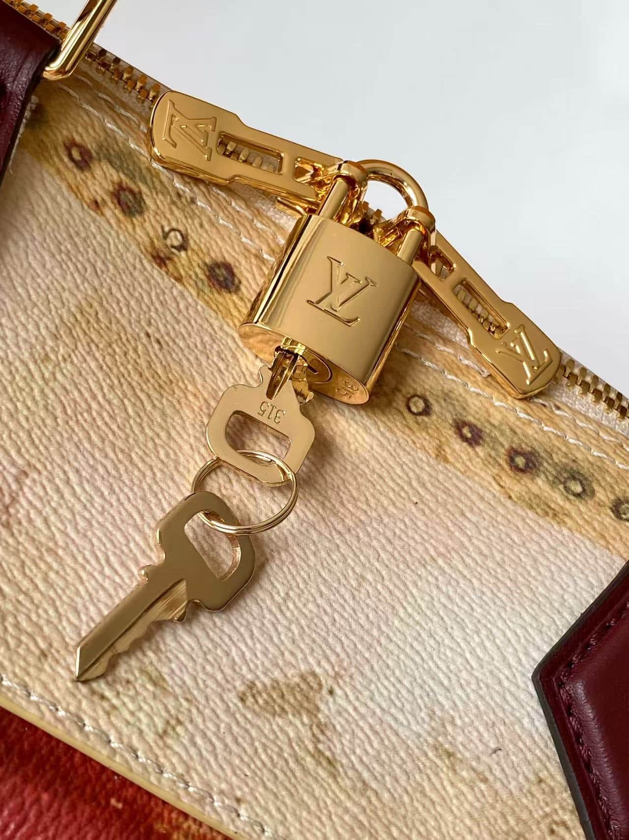 Louis Vuitton Alma GM Beige Coated canvas M28144 High