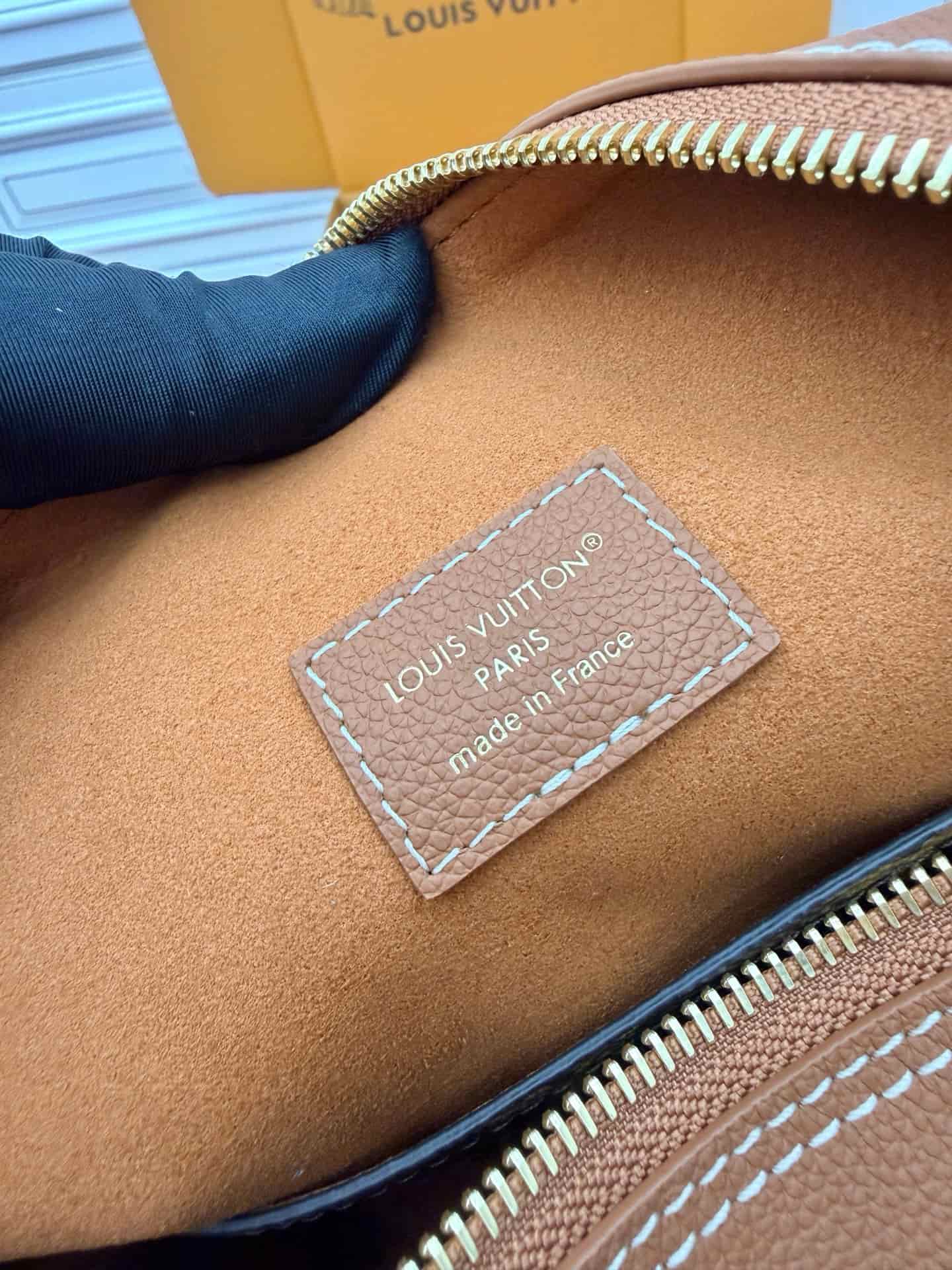 Louis Vuitton Speedy Soft 30 Low Key Cognac Grained Calf leather M24892 TOP