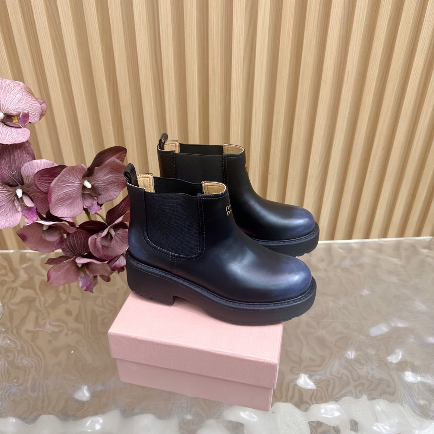 Miu Miu Ankle leather boots Shoes Women