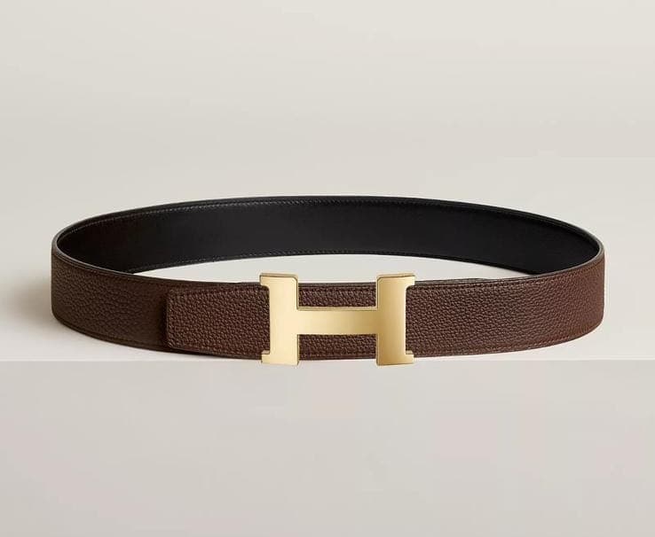 Hermes Constance belt buckle&Reversible leather strap 38 mm
