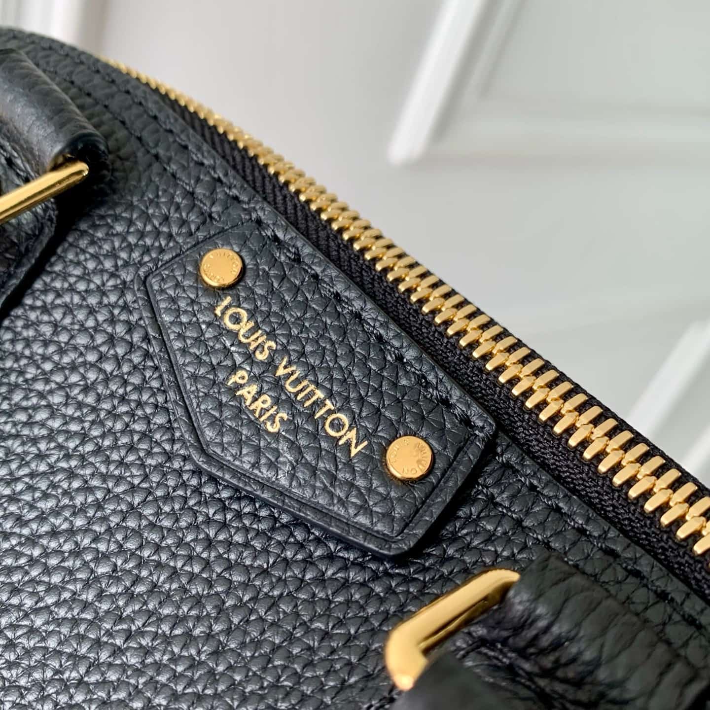 Louis Vuitton Alma Trunk BB Black Calfskin leather M29445 High