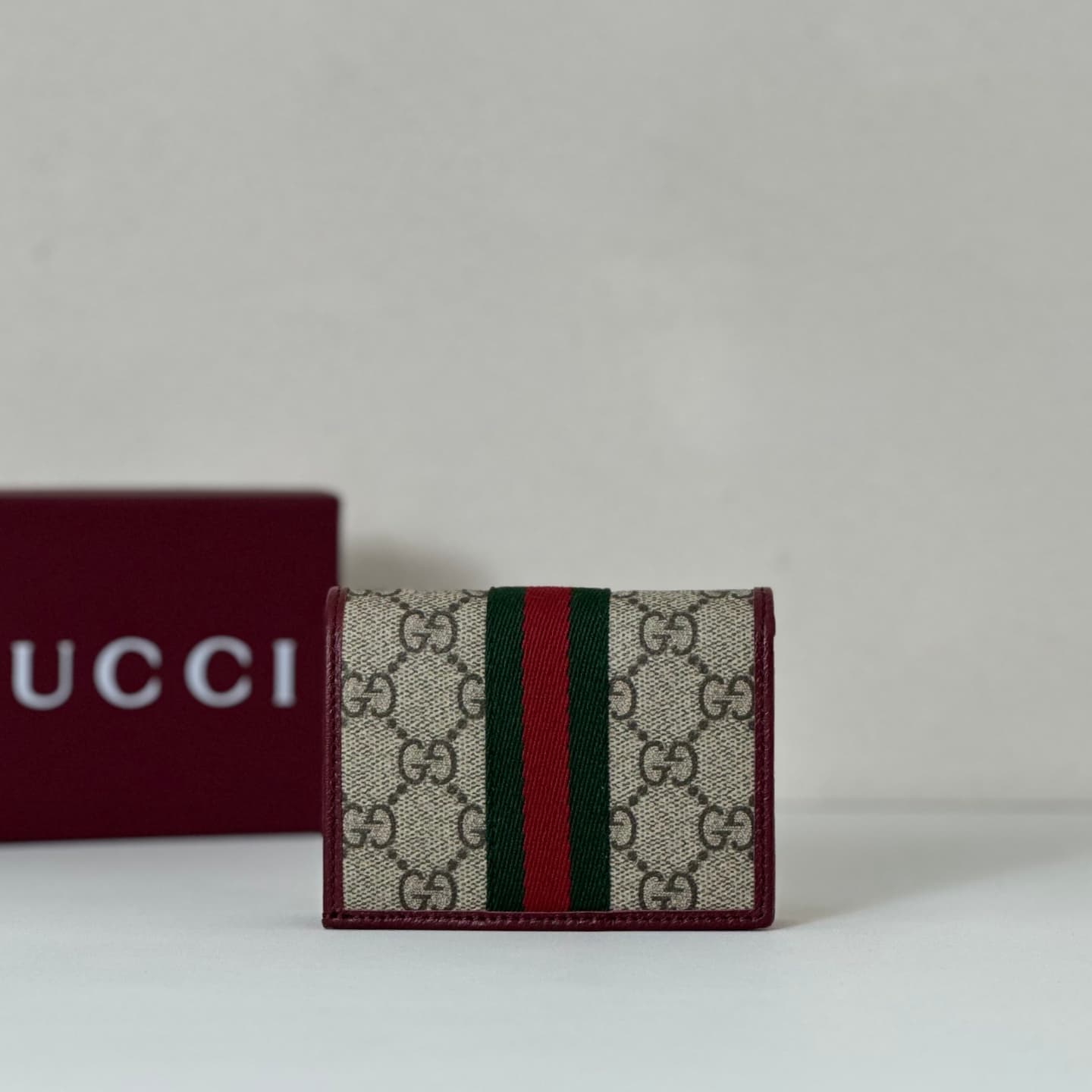 Gucci Ophidia Small wallet  Burgundy 838487 High