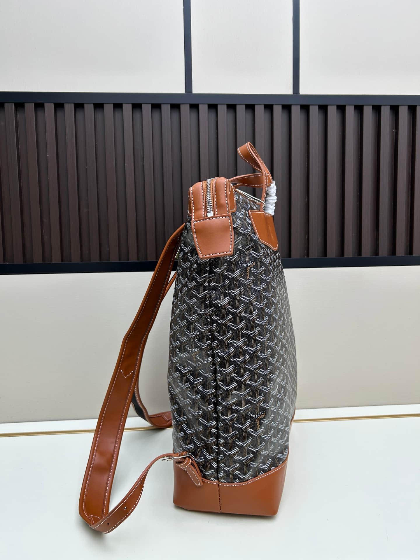 Goyard Cisalpin Backpack Goyardine Canvas & Chevroches Calfskin Mid