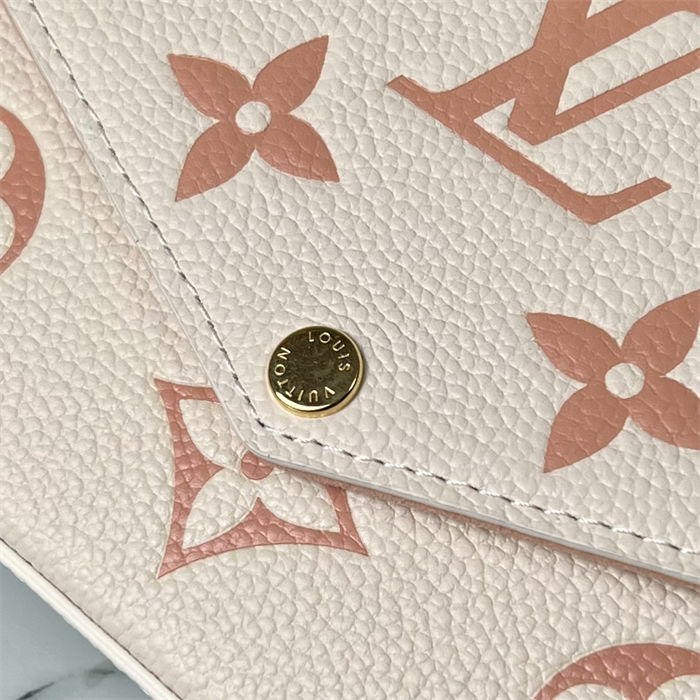 Louis Vuitton FÉLICIE POCHETTE Monogram Empreinte M83025 Pink High