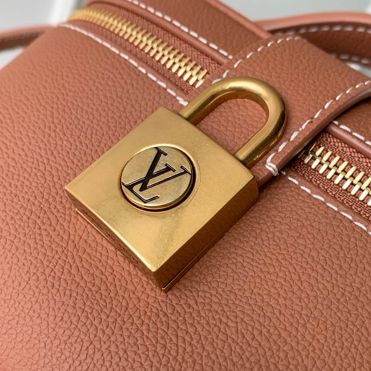 Louis Vuitton Low Key Vanity Pouch Cognac Calfskin M27505 High