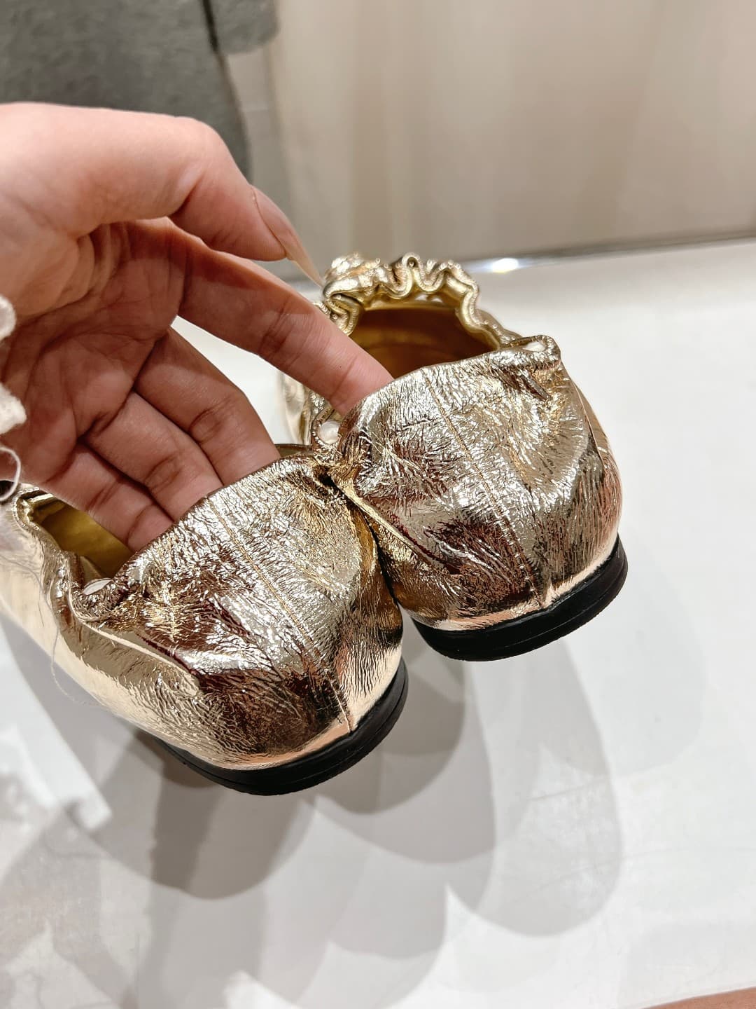 Miu Miu Ruches Ballerinas Flat Shoes Women