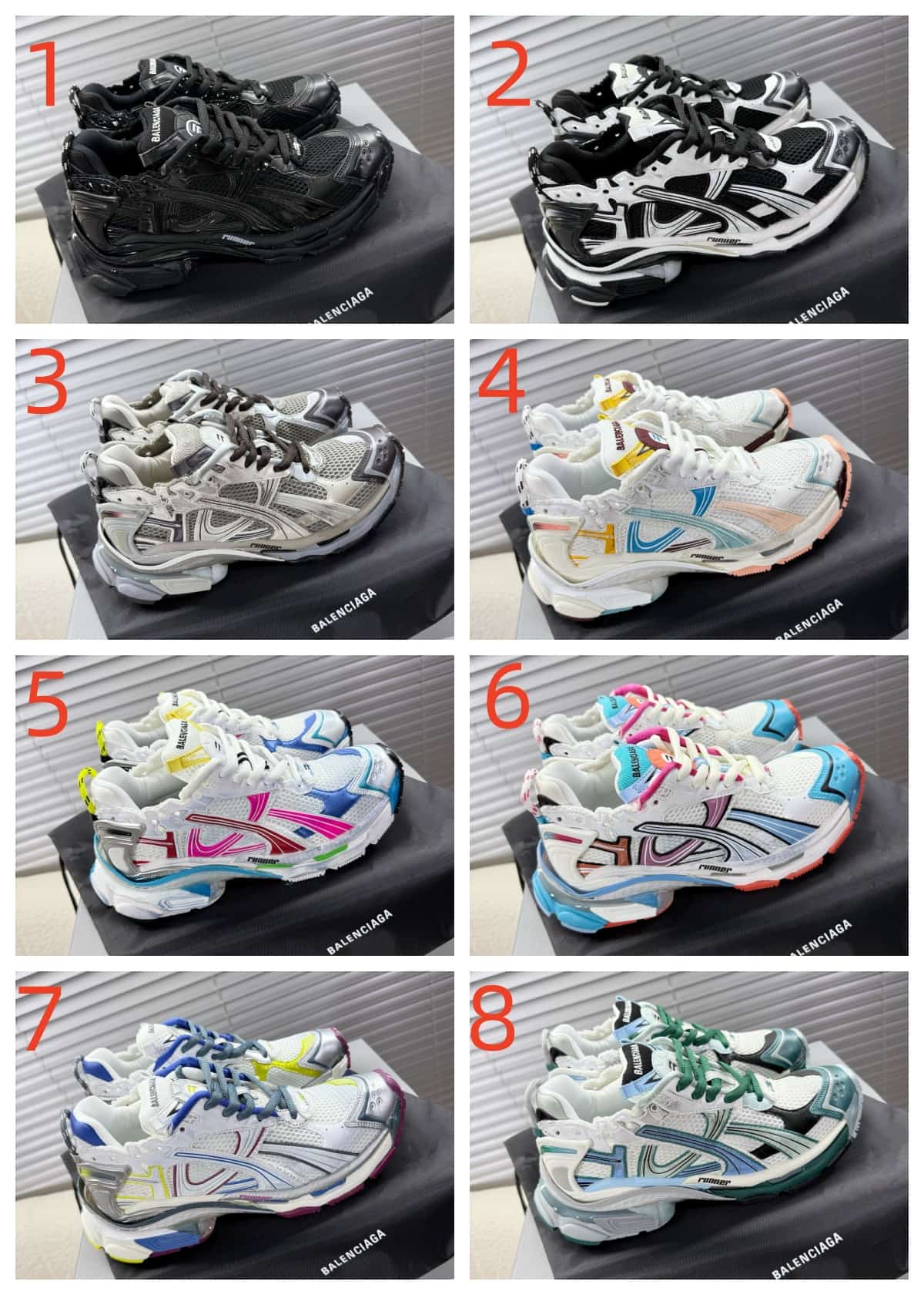 Balenciaga Runner Sneaker Shoes Men Women