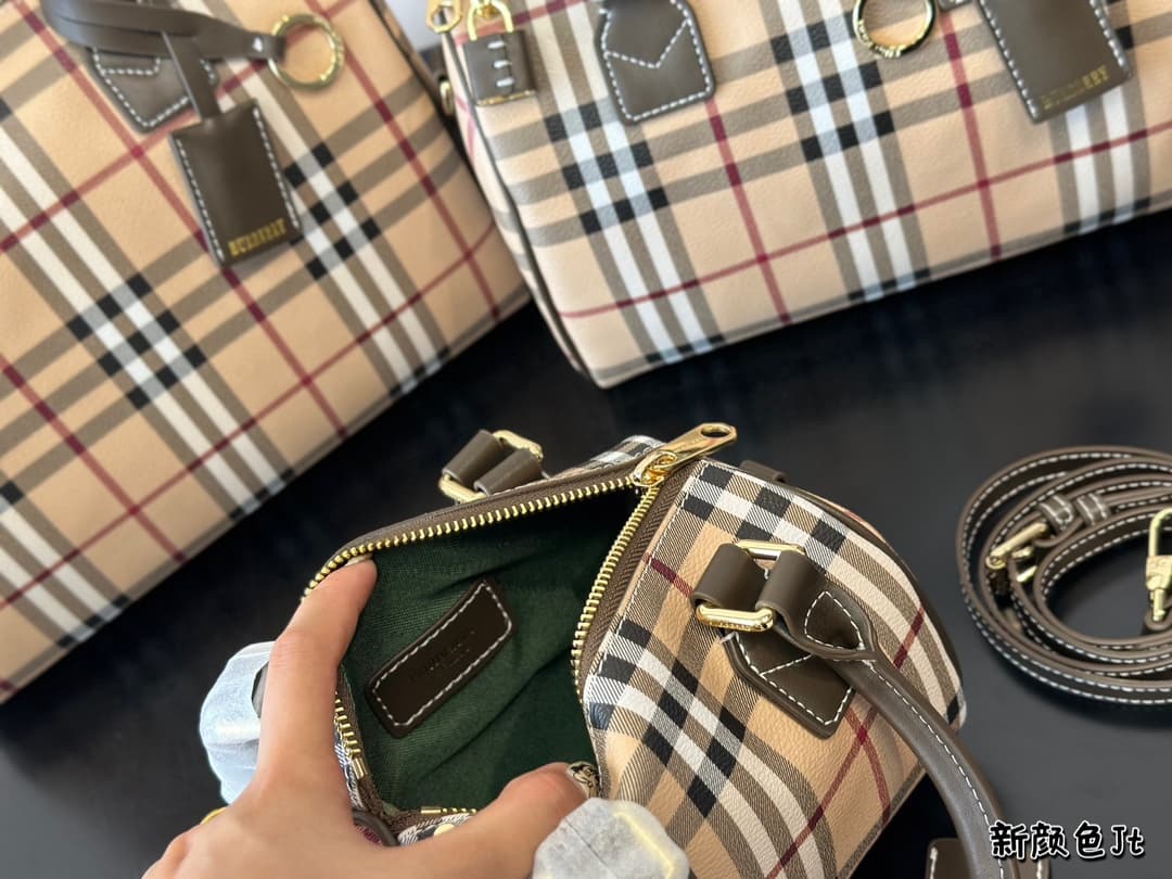 Burberry Check Bowling Bag