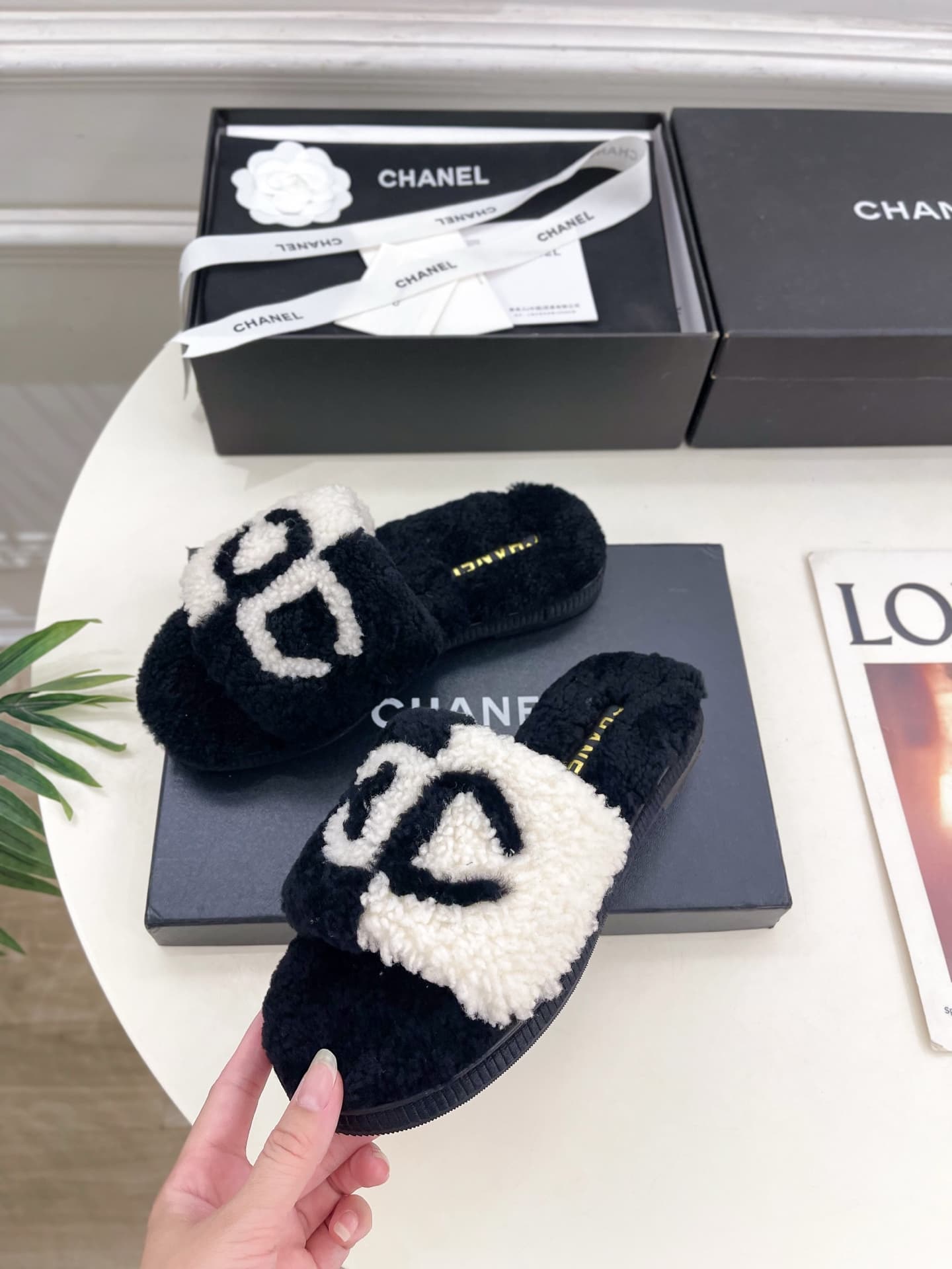 Chanel Slide Sandal Shoes Women