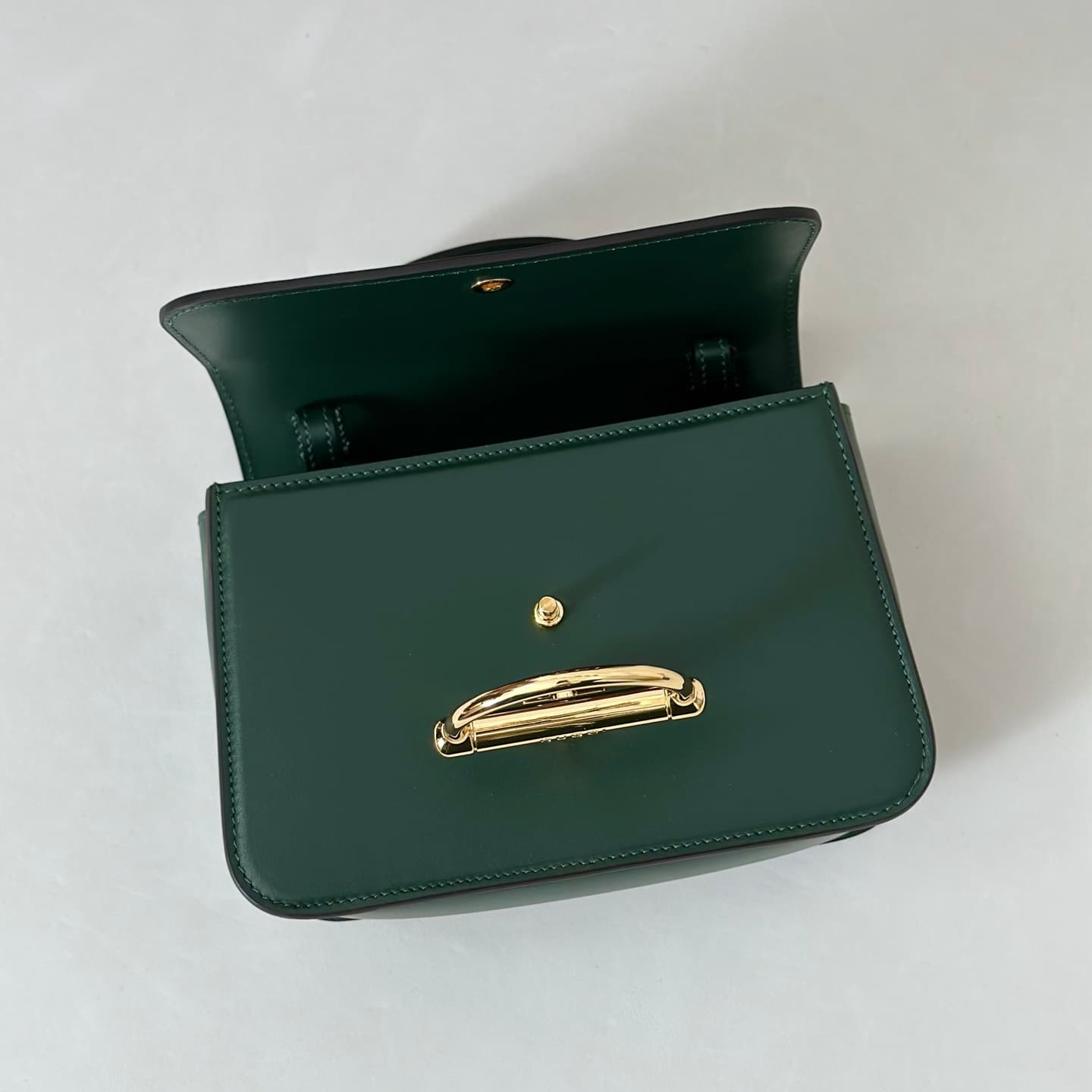 Gucci Siena small top handle bag 855536 Green High