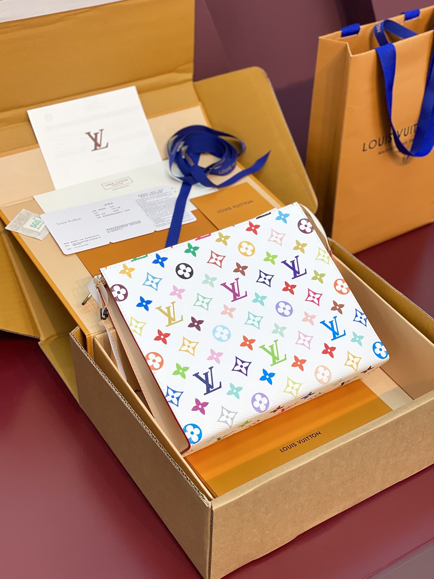 Louis Vuitton x Murakami Toiletry Pouch Monogram coated canvas M14180 High