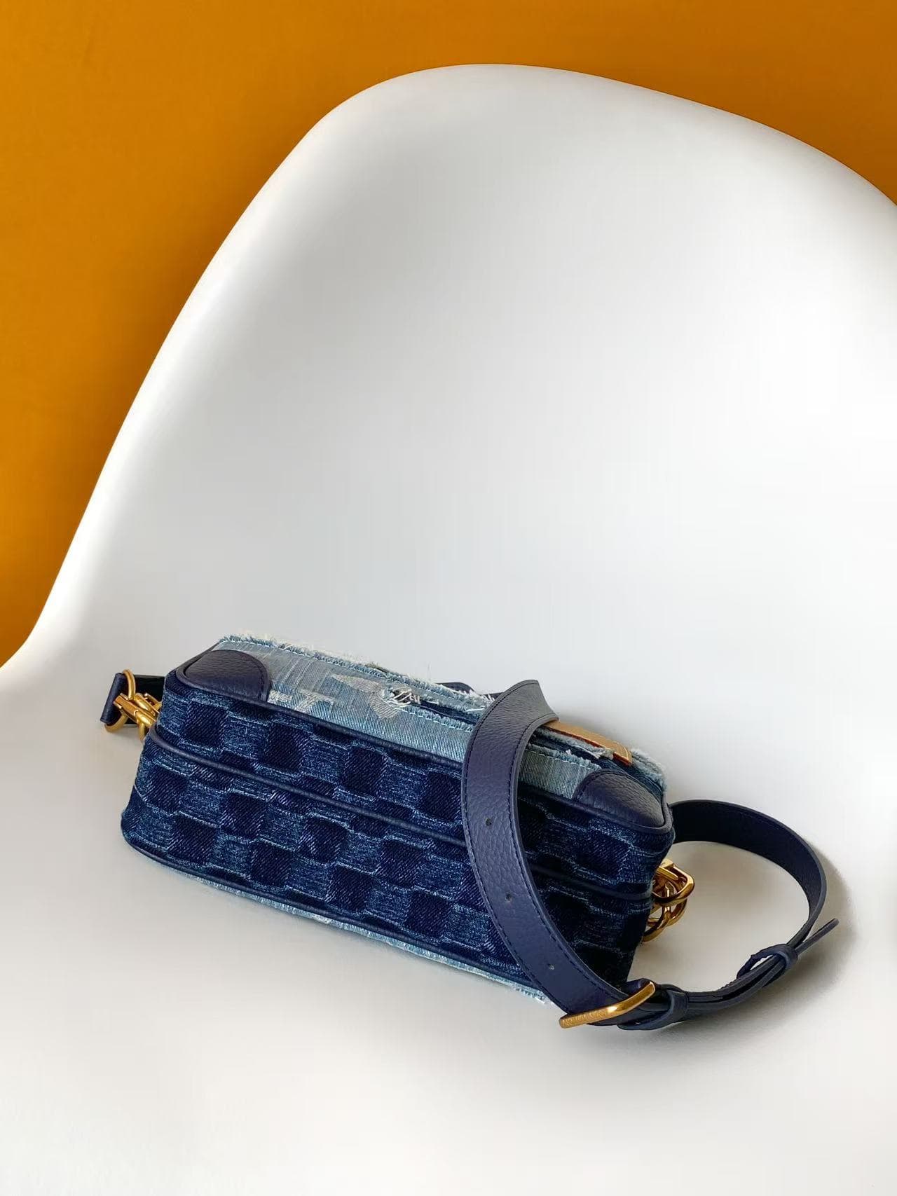 Louis Vuitton Nil Blue Denim M15296 High