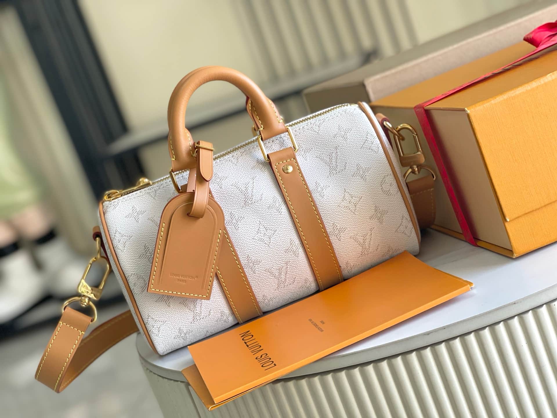 Louis Vuitton Keepall Bandoulière 25 Off-white M15076 TOP