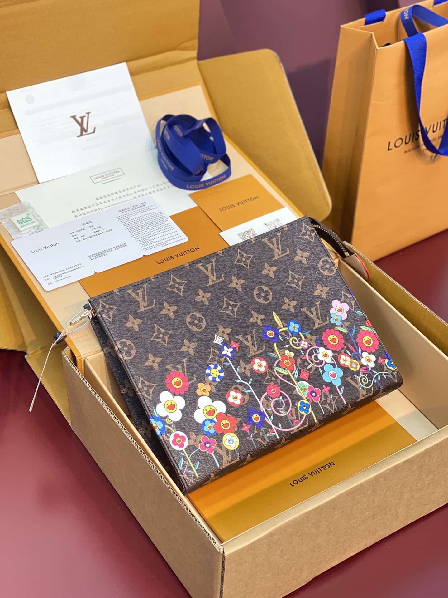 Louis Vuitton x Murakami Toiletry Pouch Monogram coated canvas M14180 High