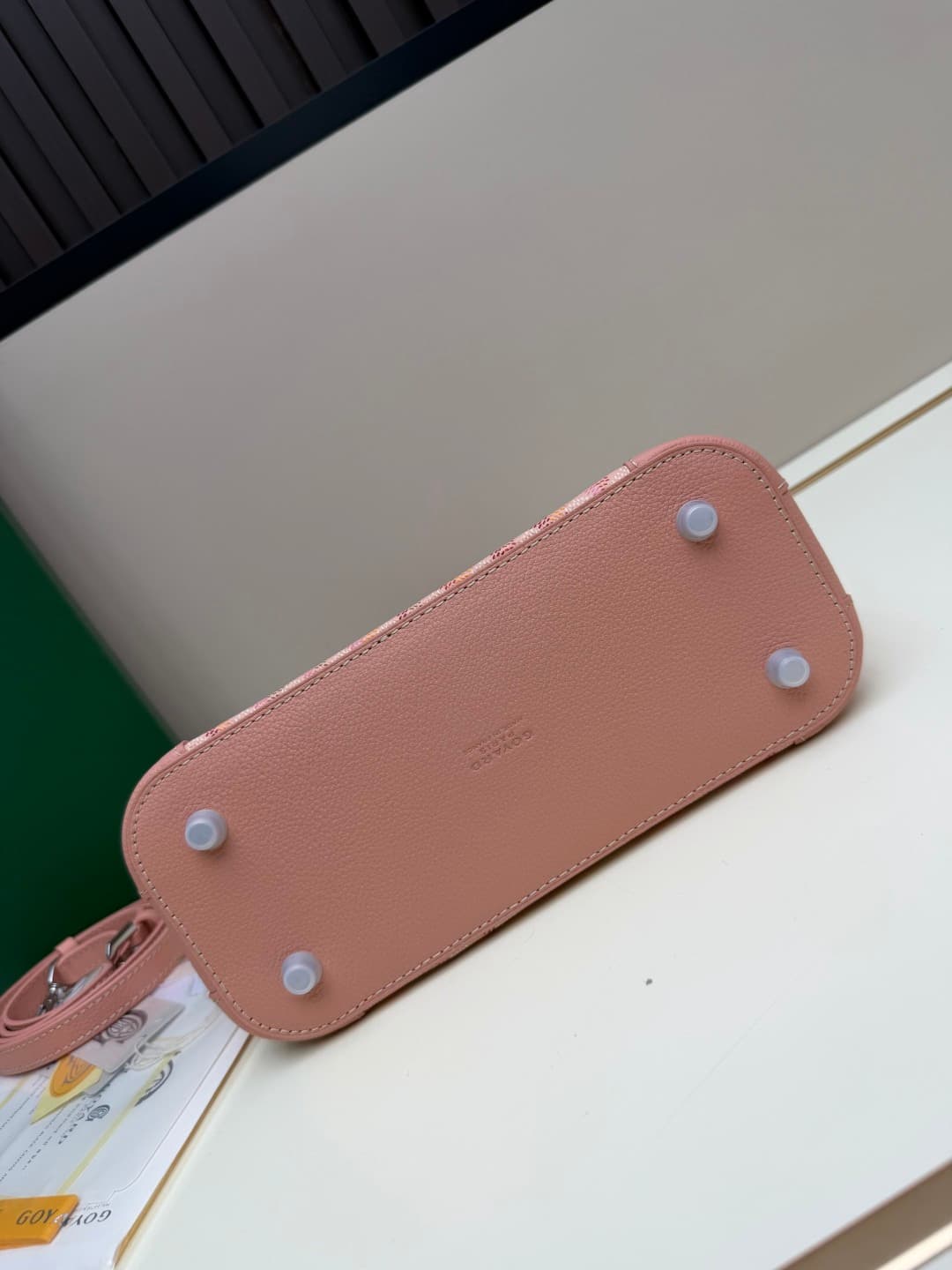 Goyard Vendôme mini bag in Goyardine coated canvas Pink High