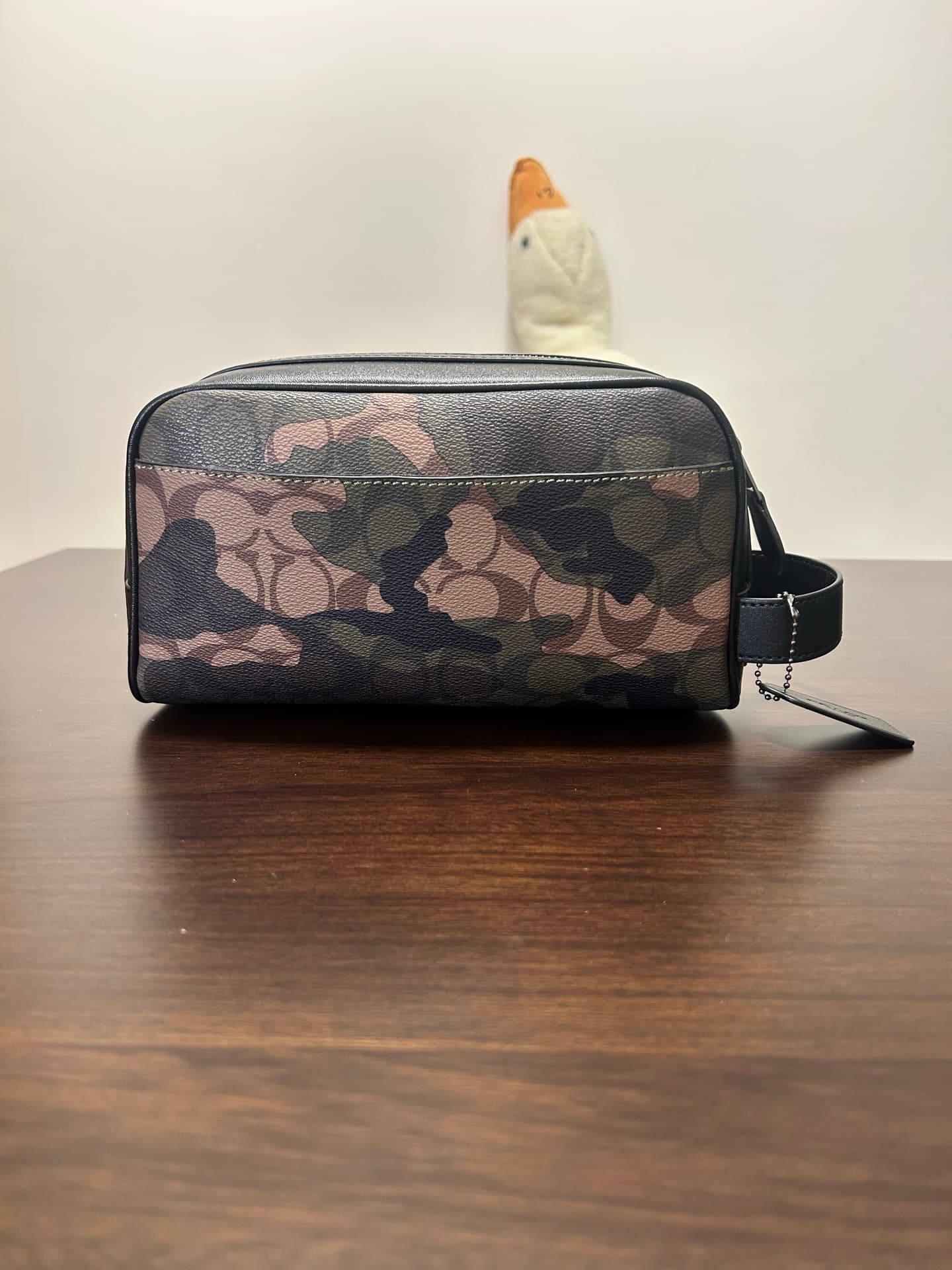 Coach Small Travel Kit in Signature Canvas with Camo Print High